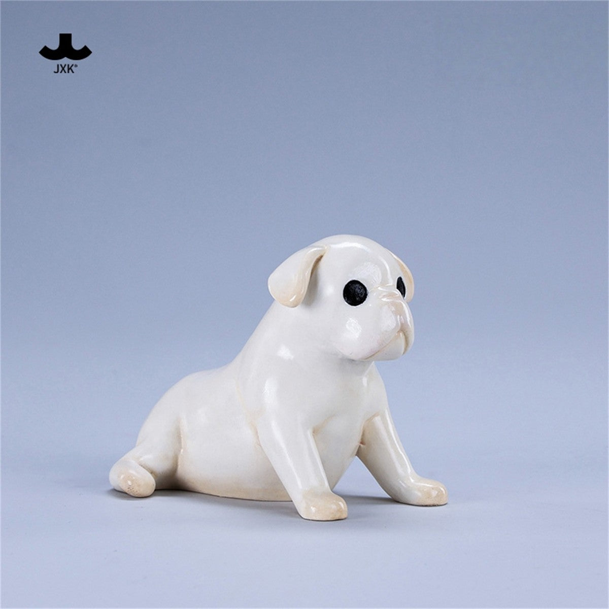 JXK 1/6 Scale Ghost Frenchie French Bulldog Figure
