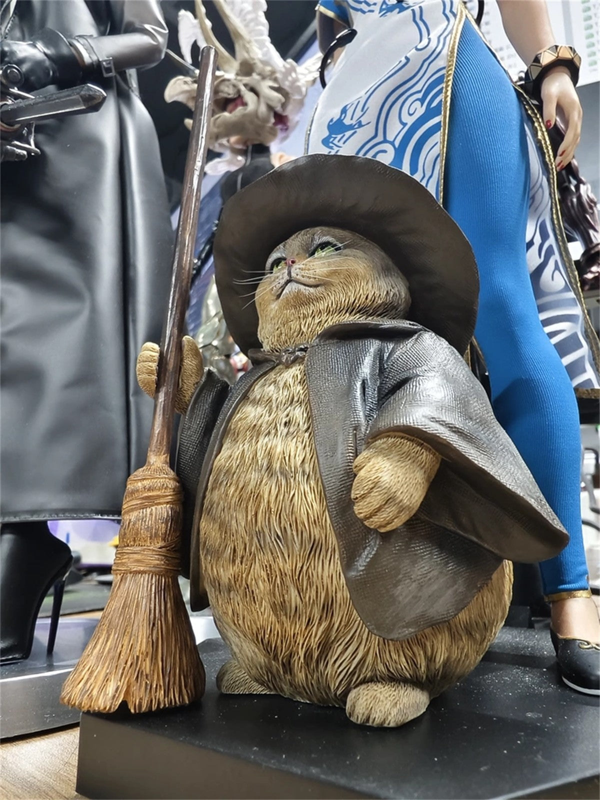 JXK 1/6 Magician Wizard Cat Figure