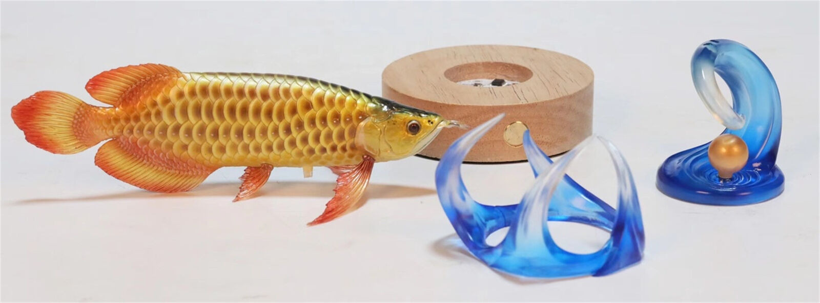 Goldfish Gold Arowana Model