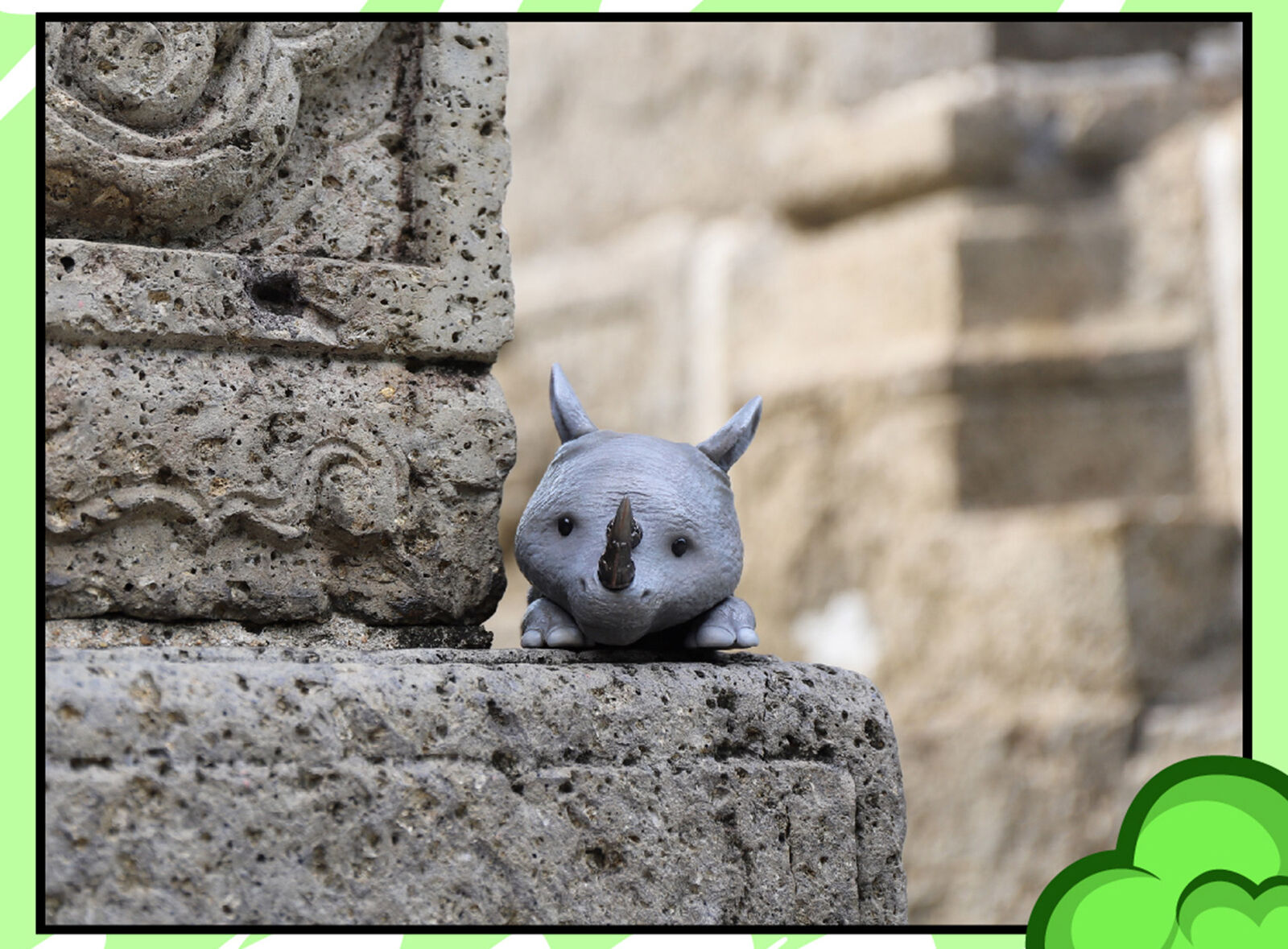 Animal Protection Act Studio Baby Rhinoceros Model