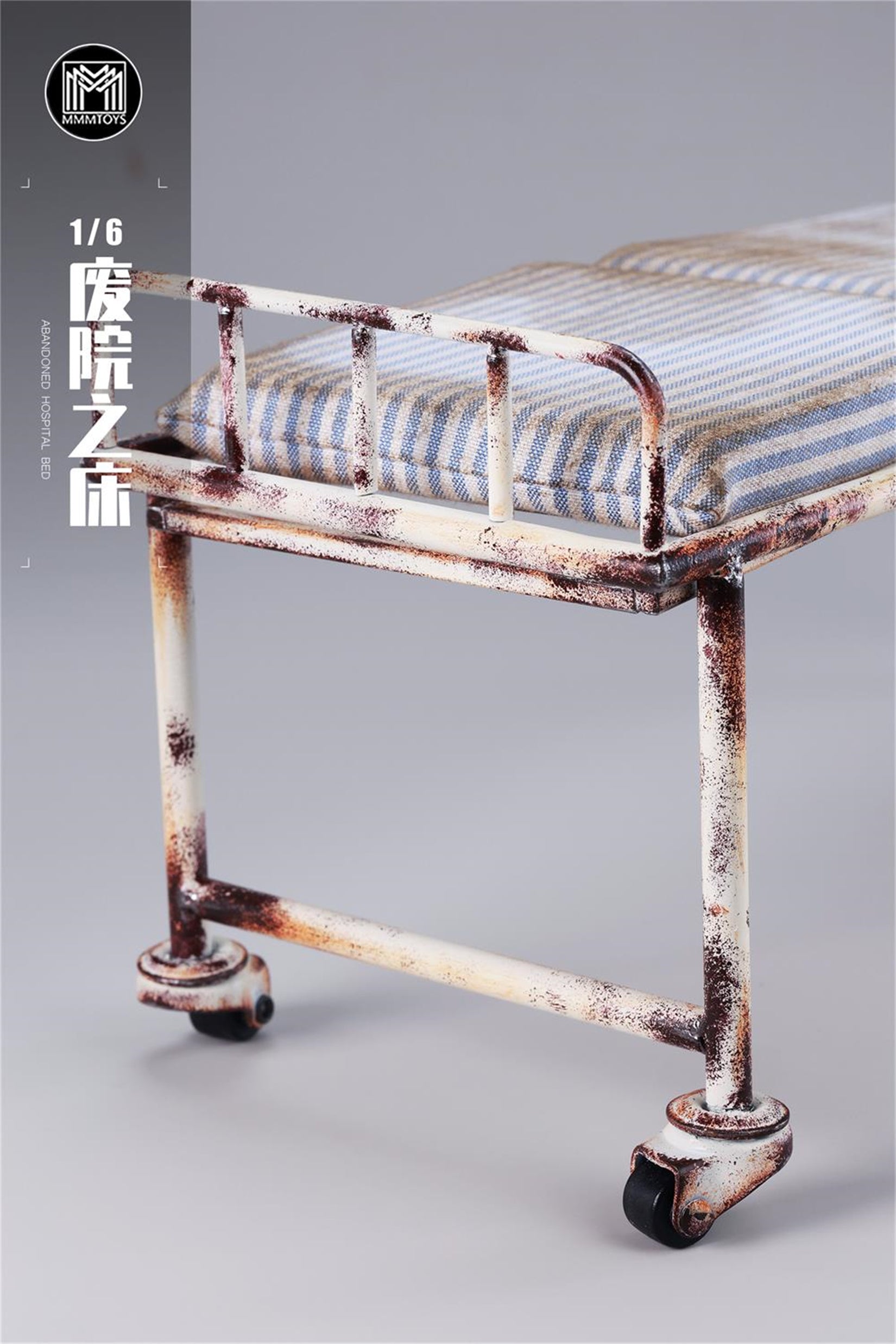 MMMTOYS 1:6 Scale Abandoned Hospital Bed Model