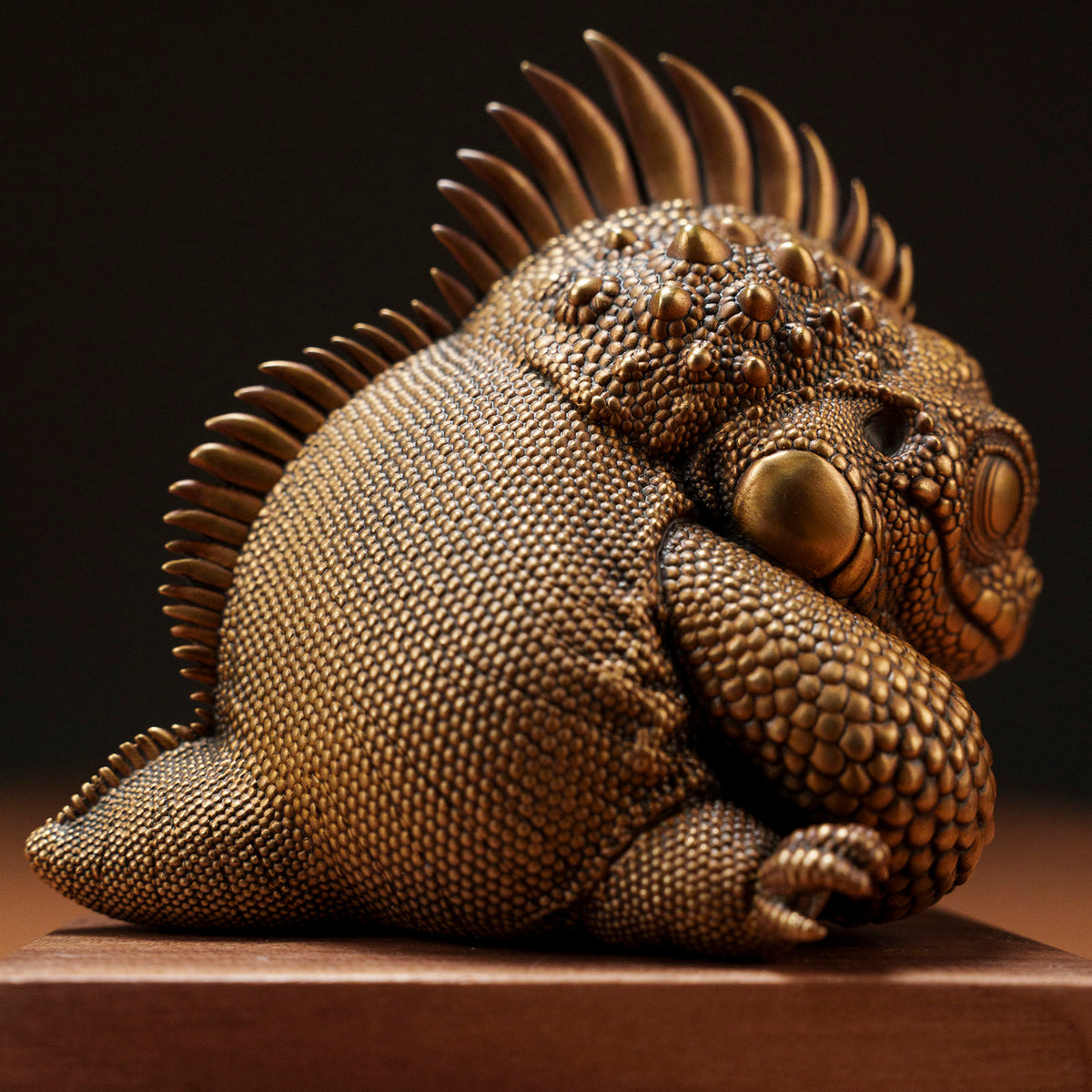 BOWUZHI Studio Common Green Iguana Limited Model