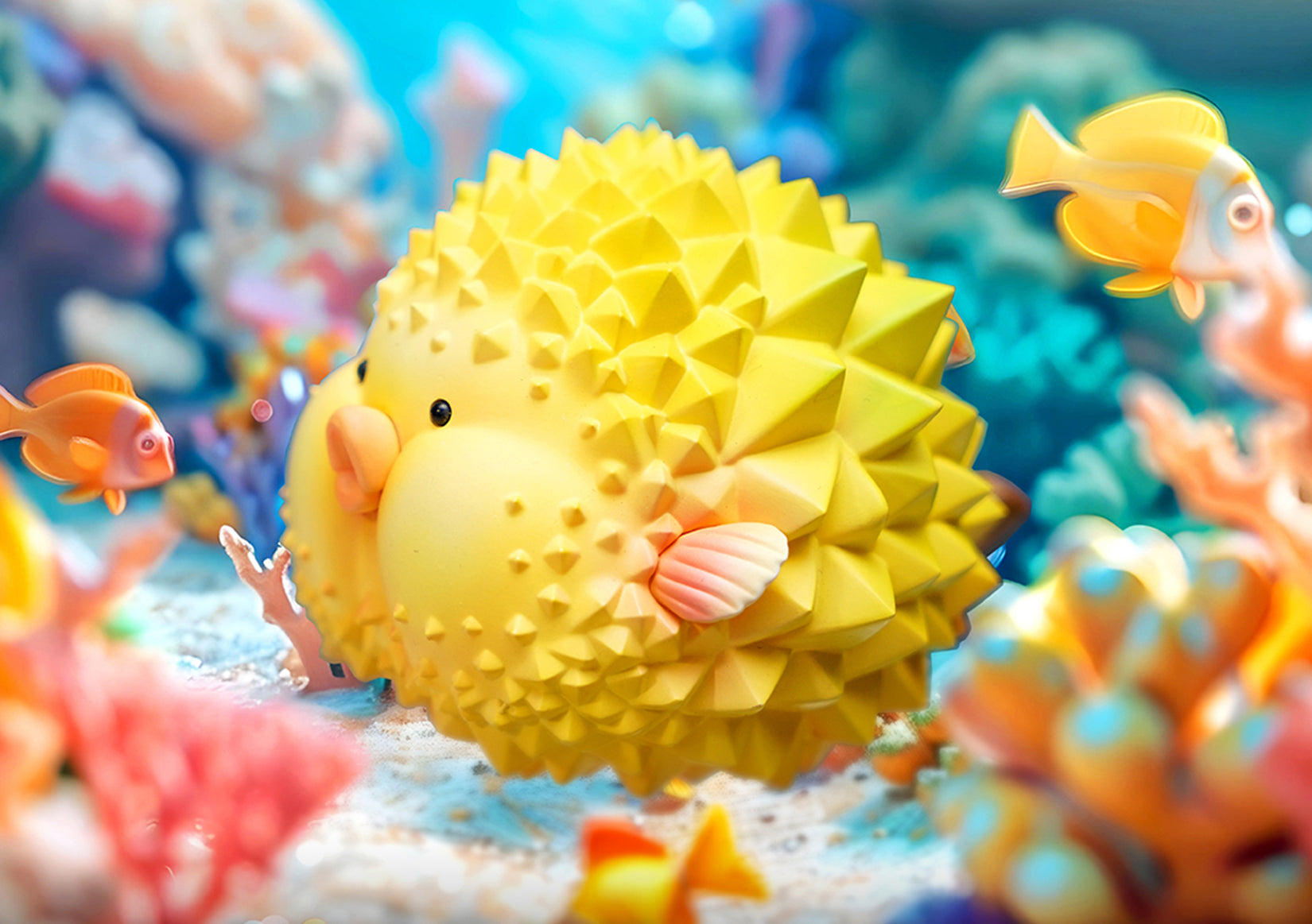 Durian Fish Resin Animal Decor