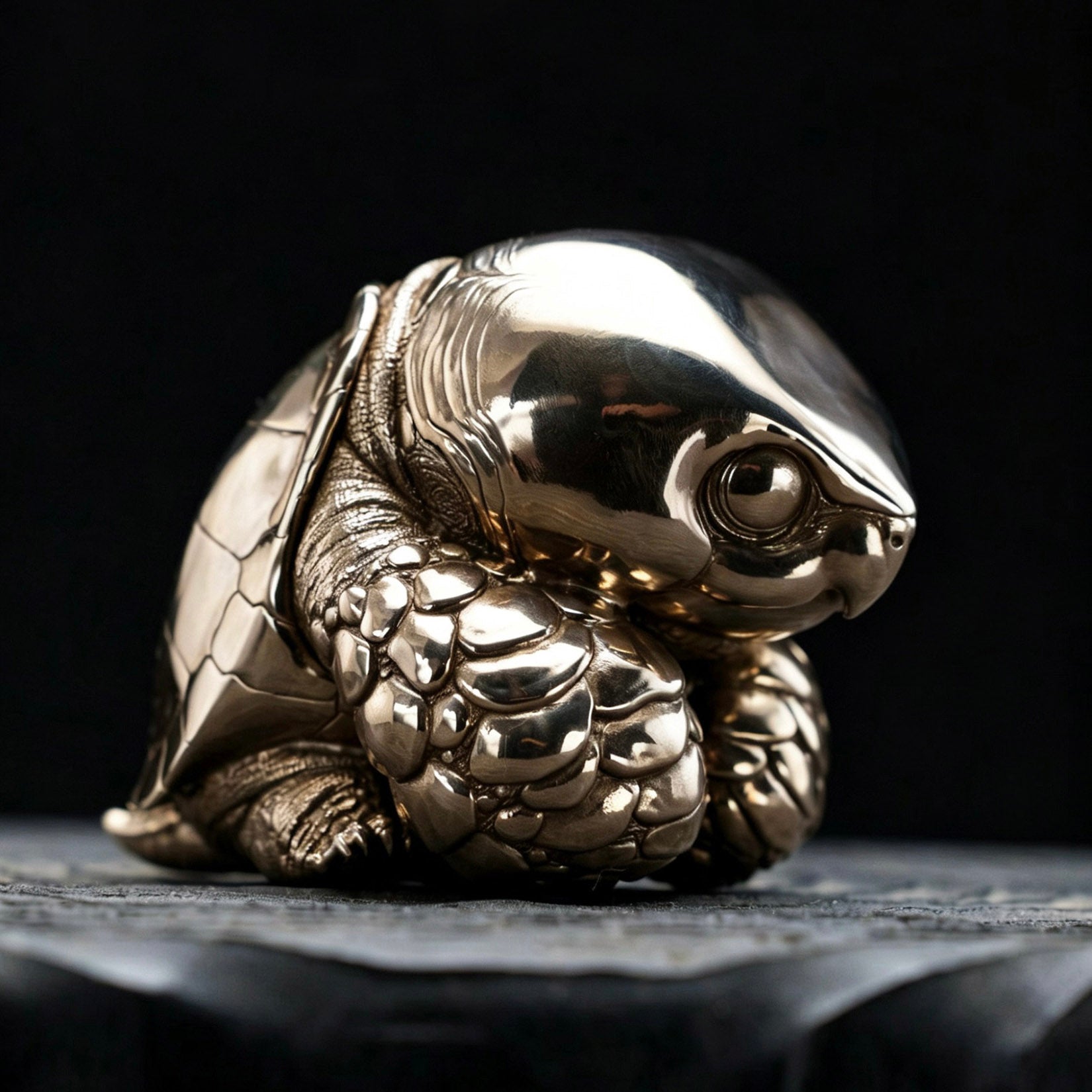 BOWUZHI Studio Bronze Turtle Series Model