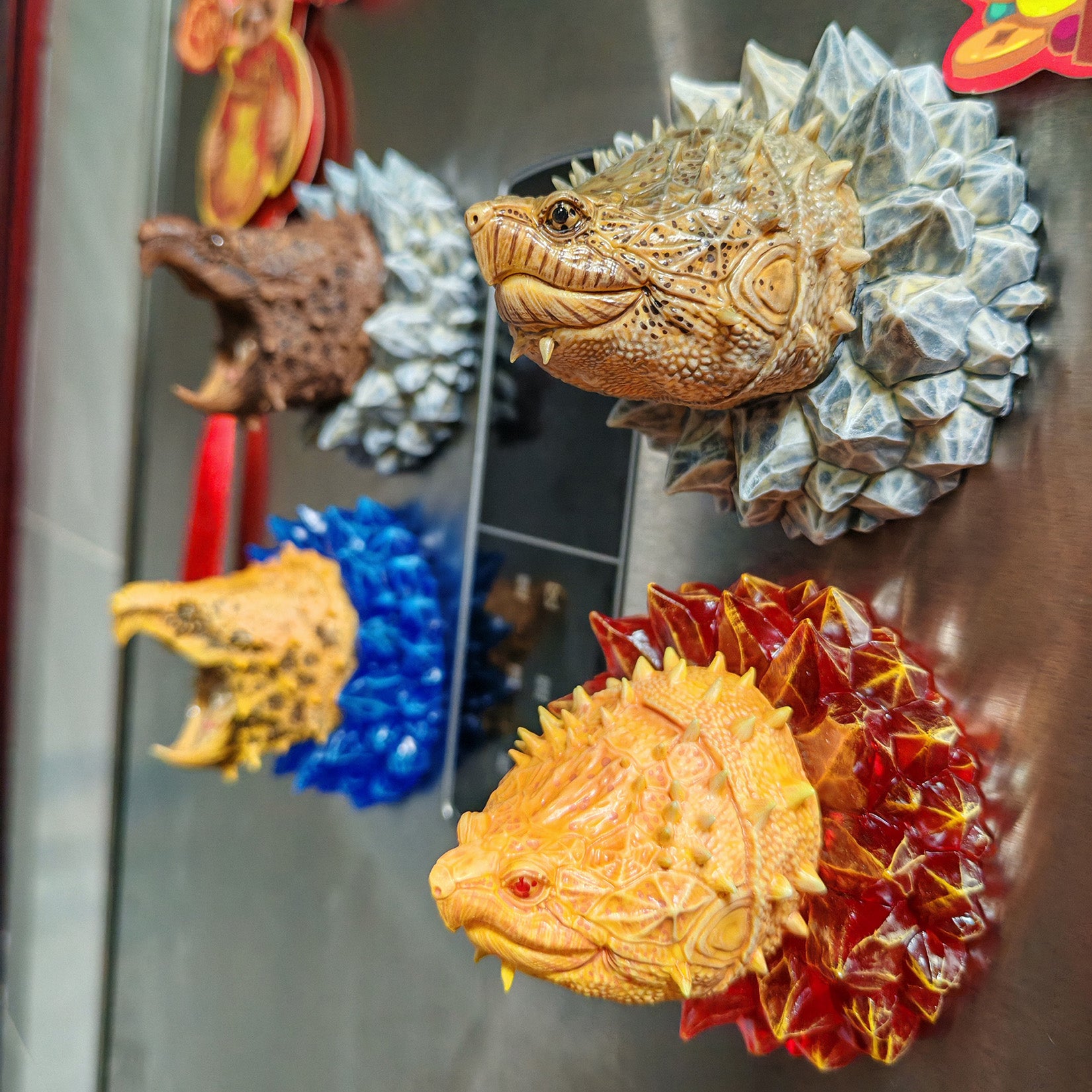 Chelydridae Resin Fridge Magnet Model