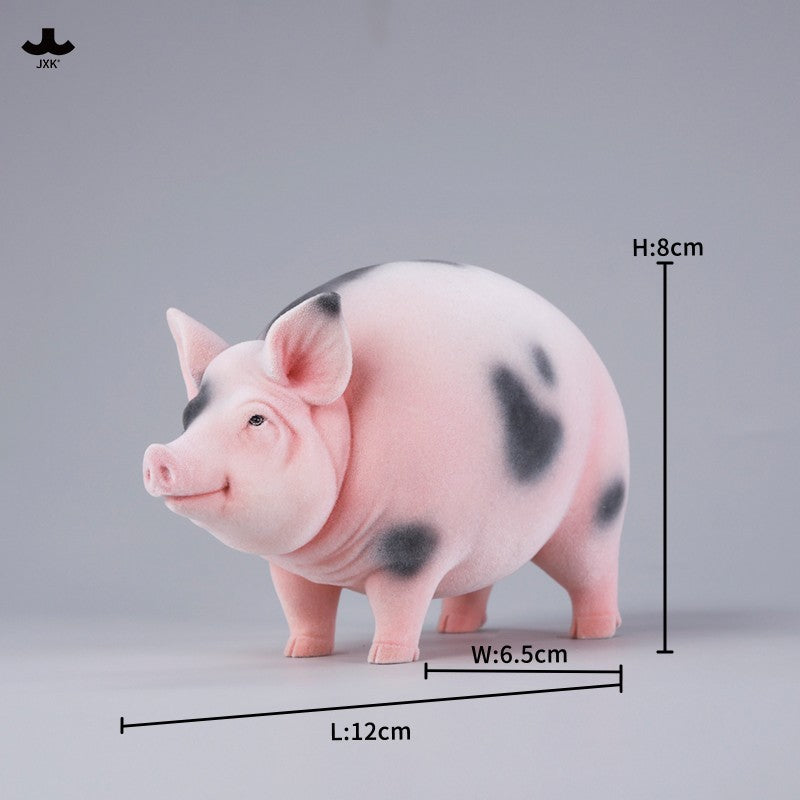 JXK Plump and Round Fat Pig Model
