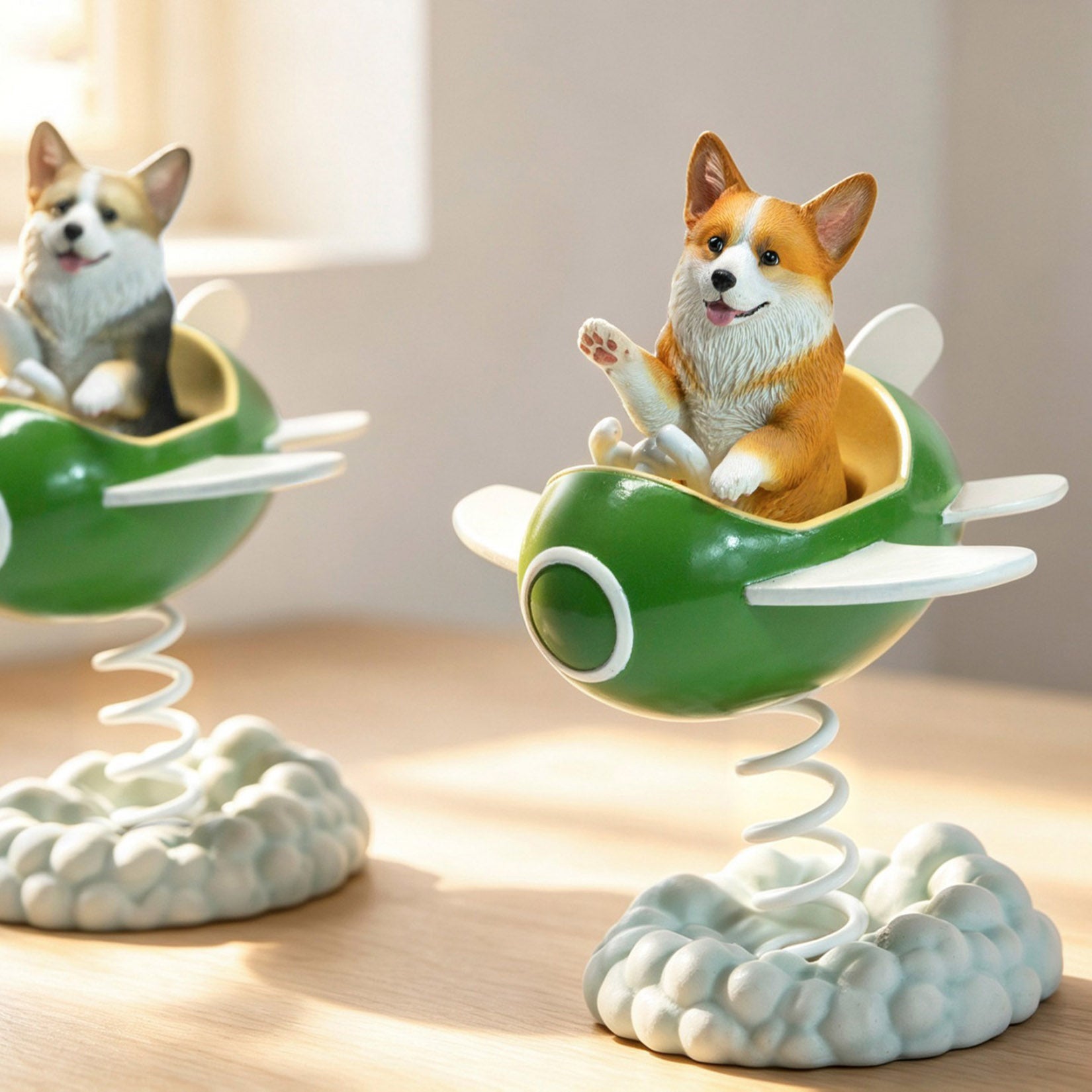 JXK Studio Flying Corgi Wobbler Model