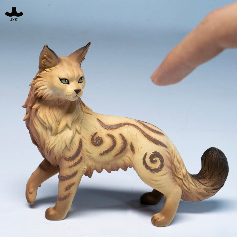JXK Misty Forest Cat Figurine