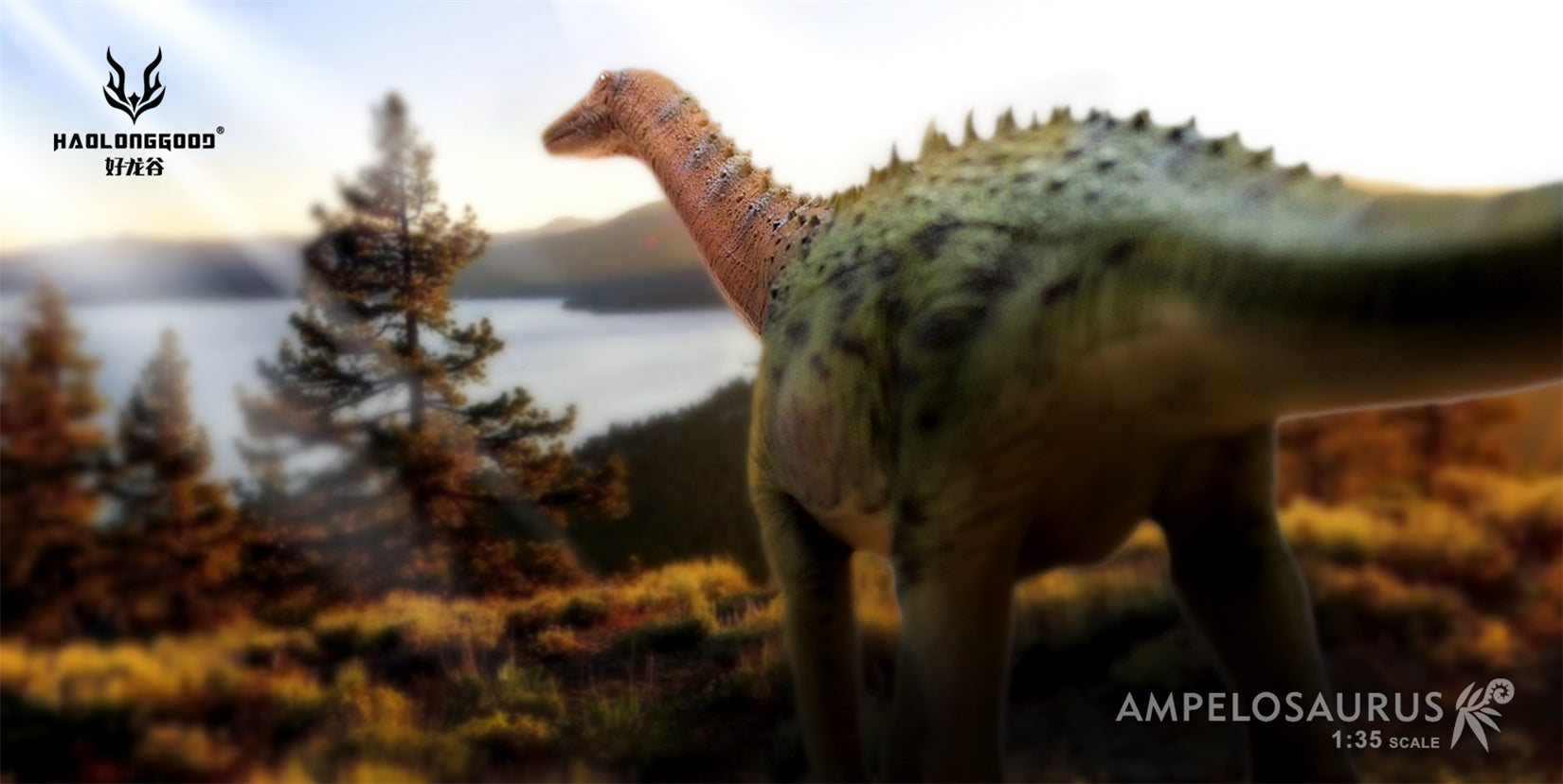 HAOLONGGOOD 1:35 Scale Ampelosaurus Model