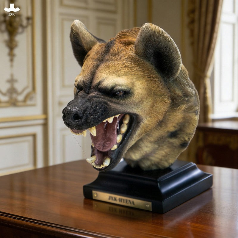 JXK Hyena Head Statue Model