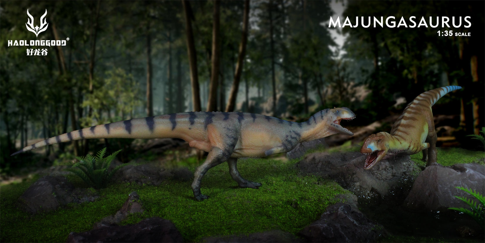 HAOLONGGOOD 1:35 Scale Majungasaurus Model