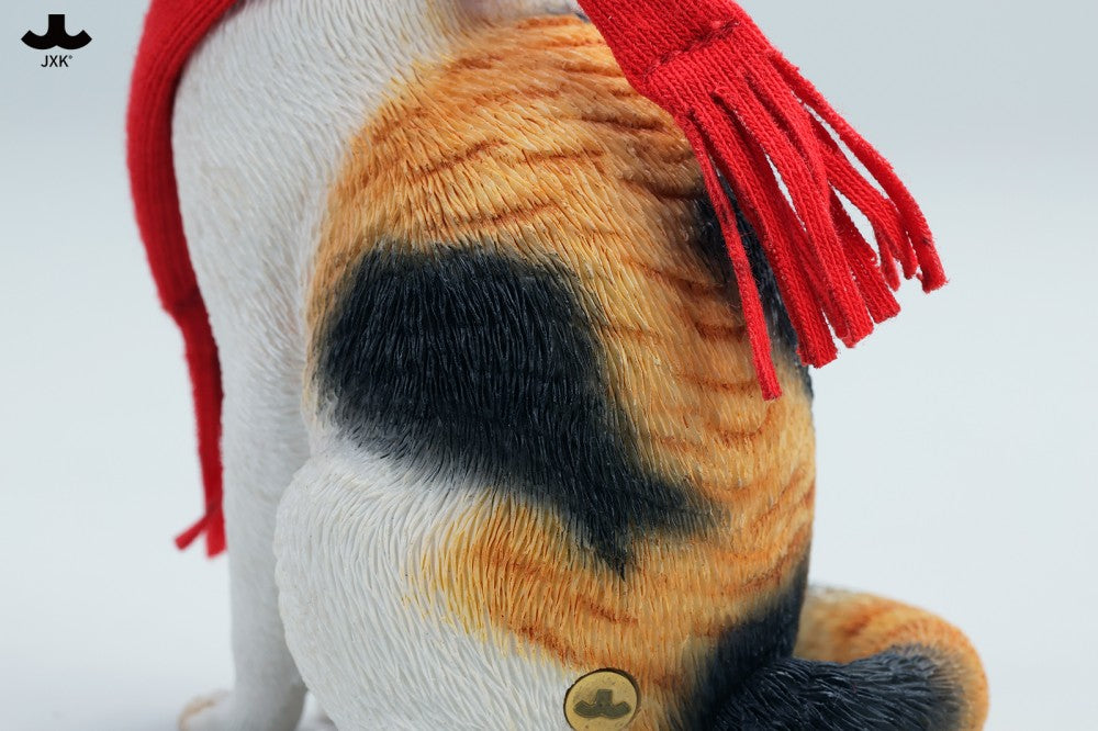 JXK Warm Cat In Winter Corner Figure