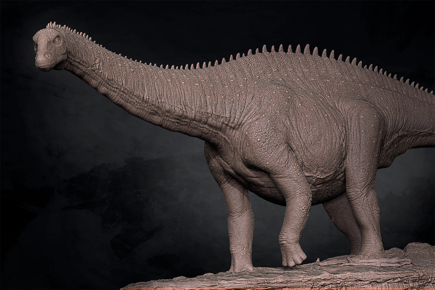 Anningpale 1:35 Scale Maraapunisaurus Model