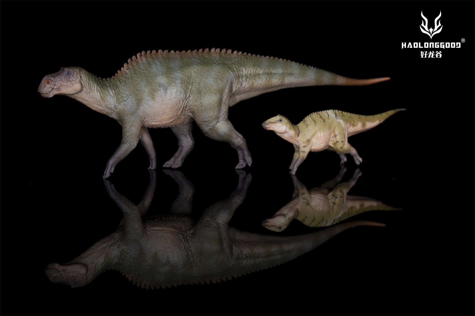 HAOLONGGOOD 1:35 Scale Maiasaura Mother and Son Model
