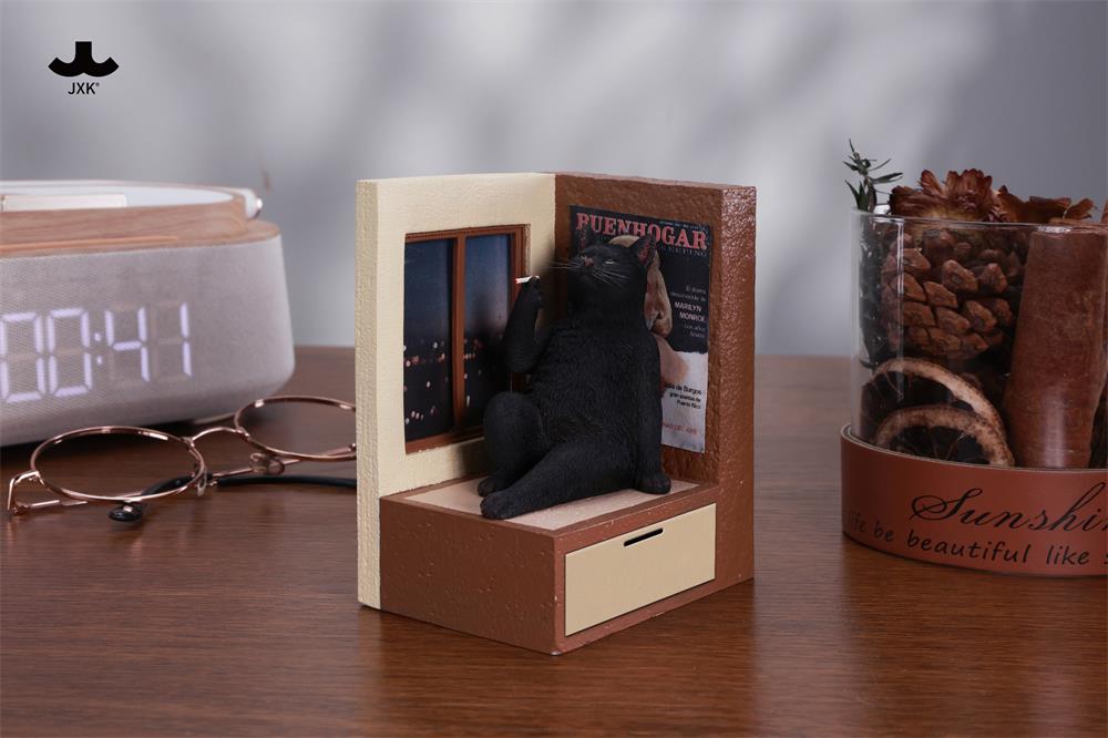 JXK Cat at the Windowsill Model