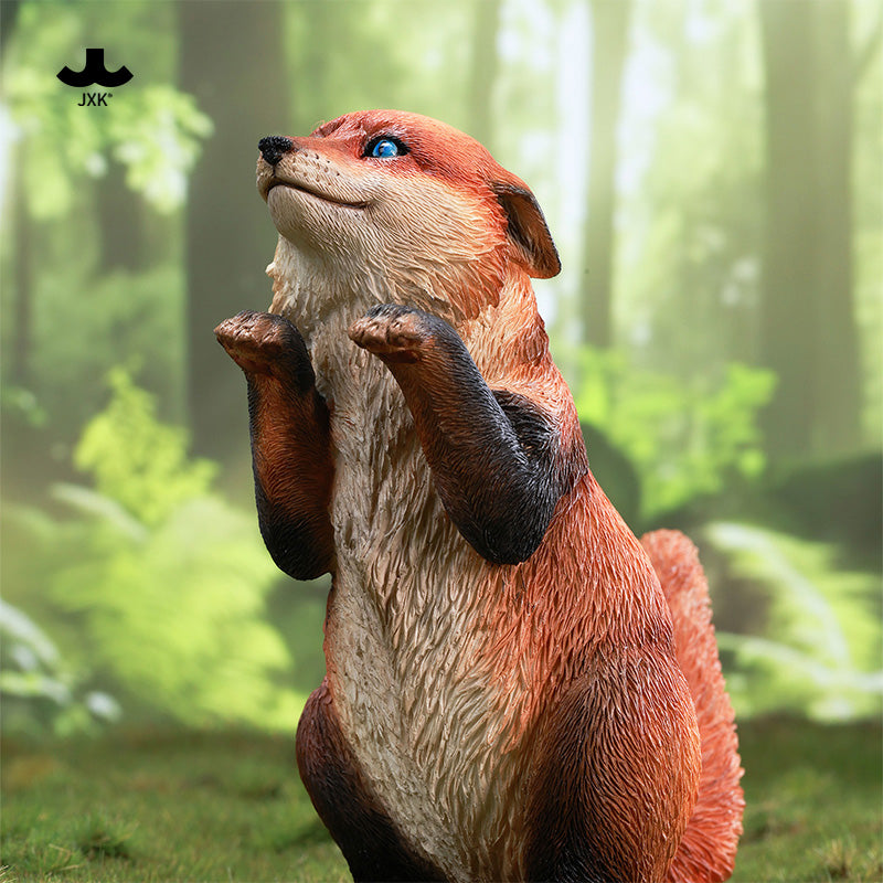 JXK Fluffy Fox Collectible Figurine