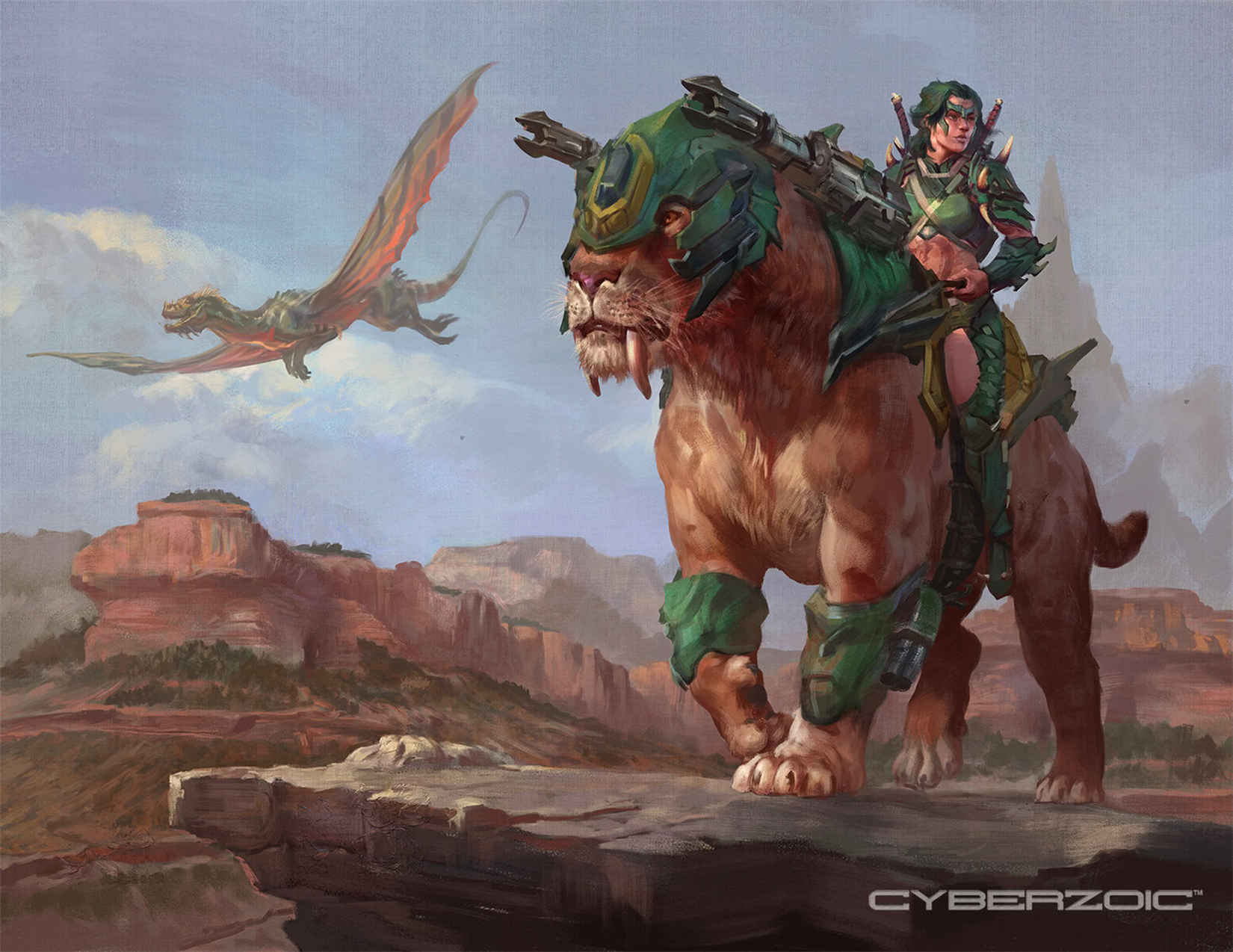 Beasts of the Mesozoic Saberbeast modular armor unit- (Smilodon)