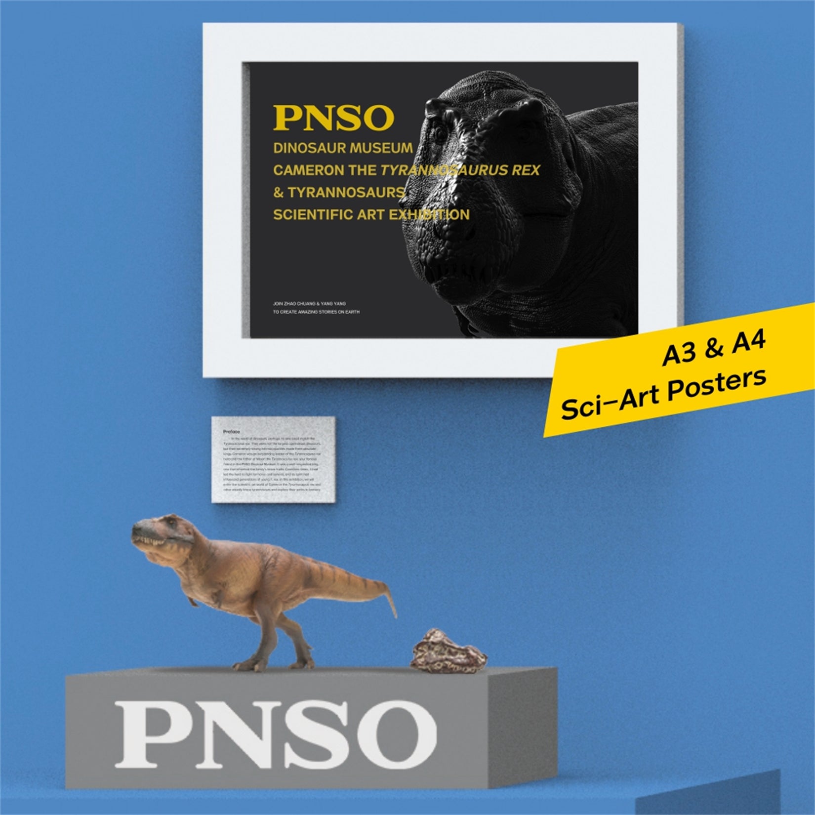PNSO 18 Cameron The Tyrannosaurus Rex 1:35 Scale Scietific Art Model