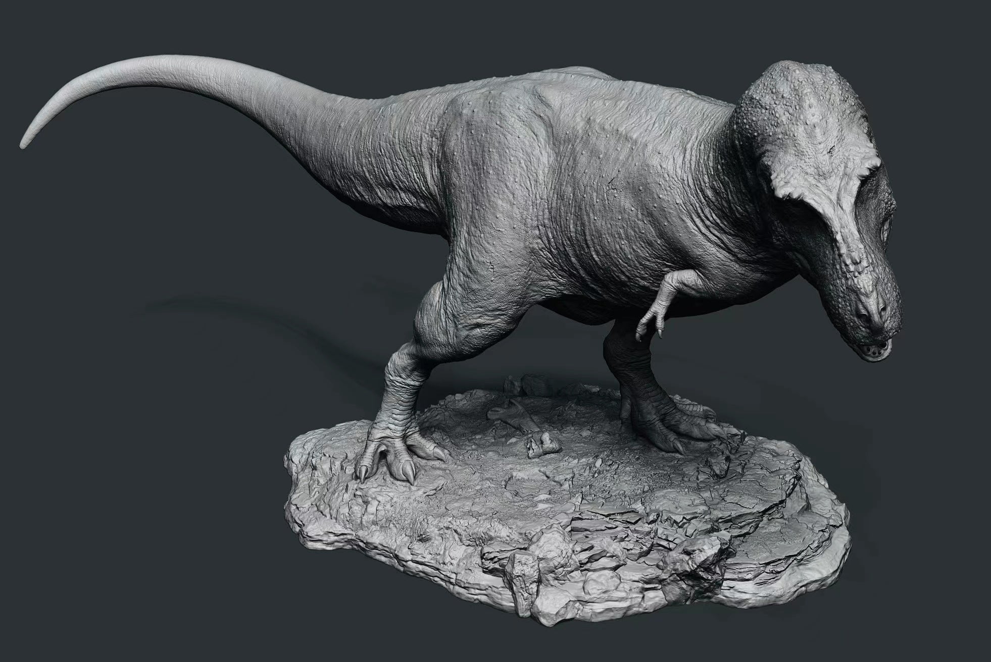 SHOWANNA 1:18 Scale Tyrannosaurus Rex VS Ankylosaurus SCENE STATUE