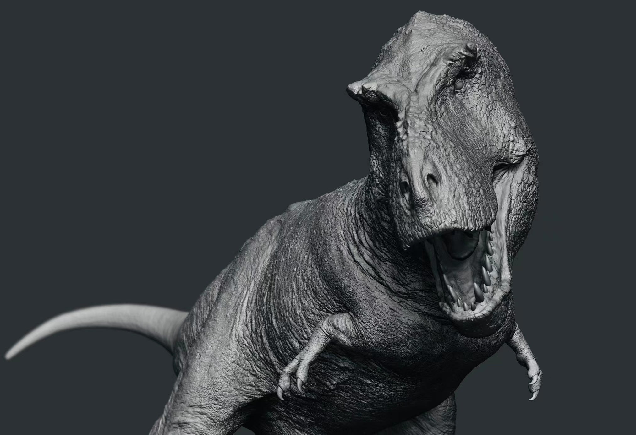 SHOWANNA 1:18 Scale Tyrannosaurus Rex VS Ankylosaurus SCENE STATUE