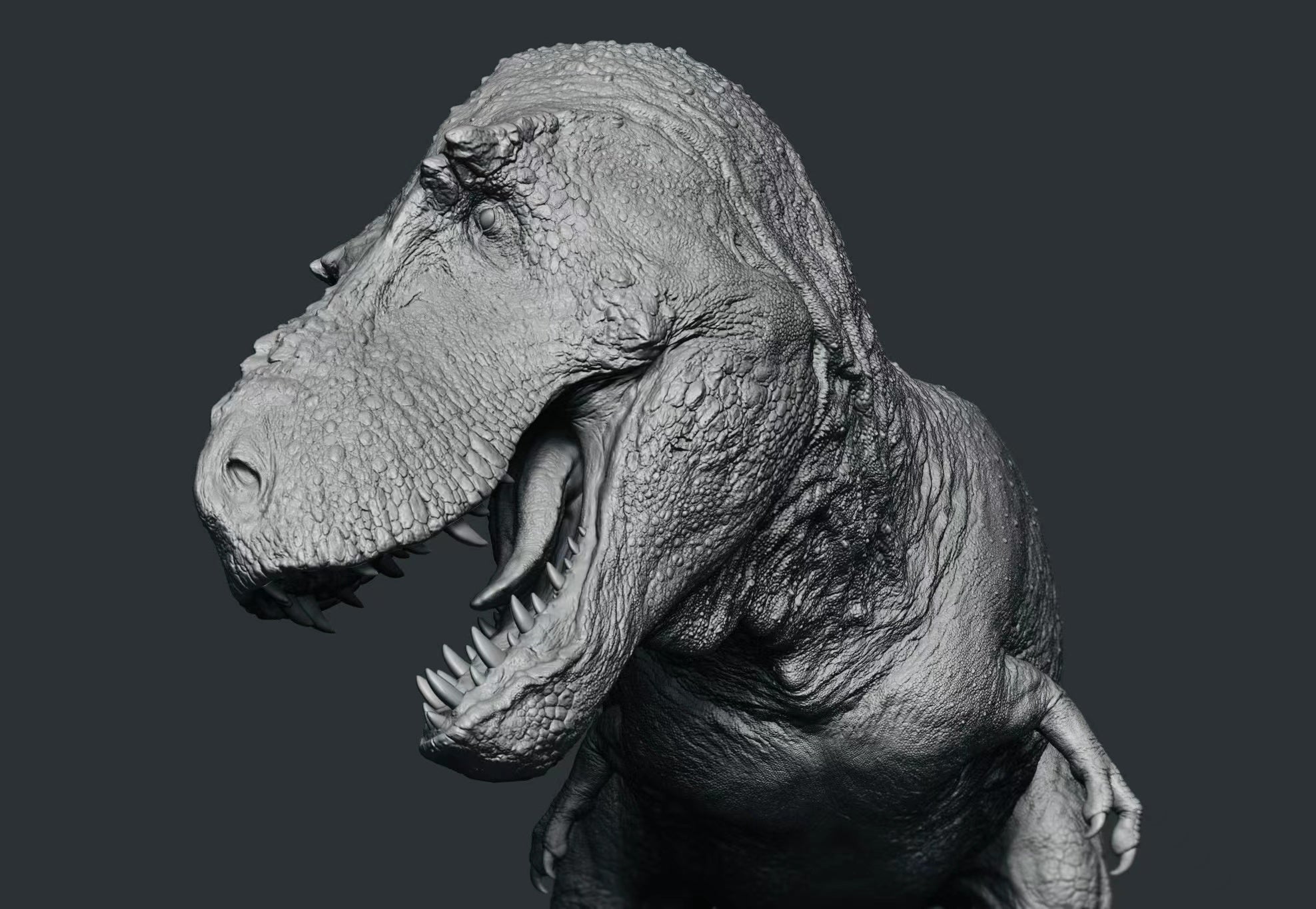 SHOWANNA 1:18 Scale Tyrannosaurus Rex VS Ankylosaurus SCENE STATUE