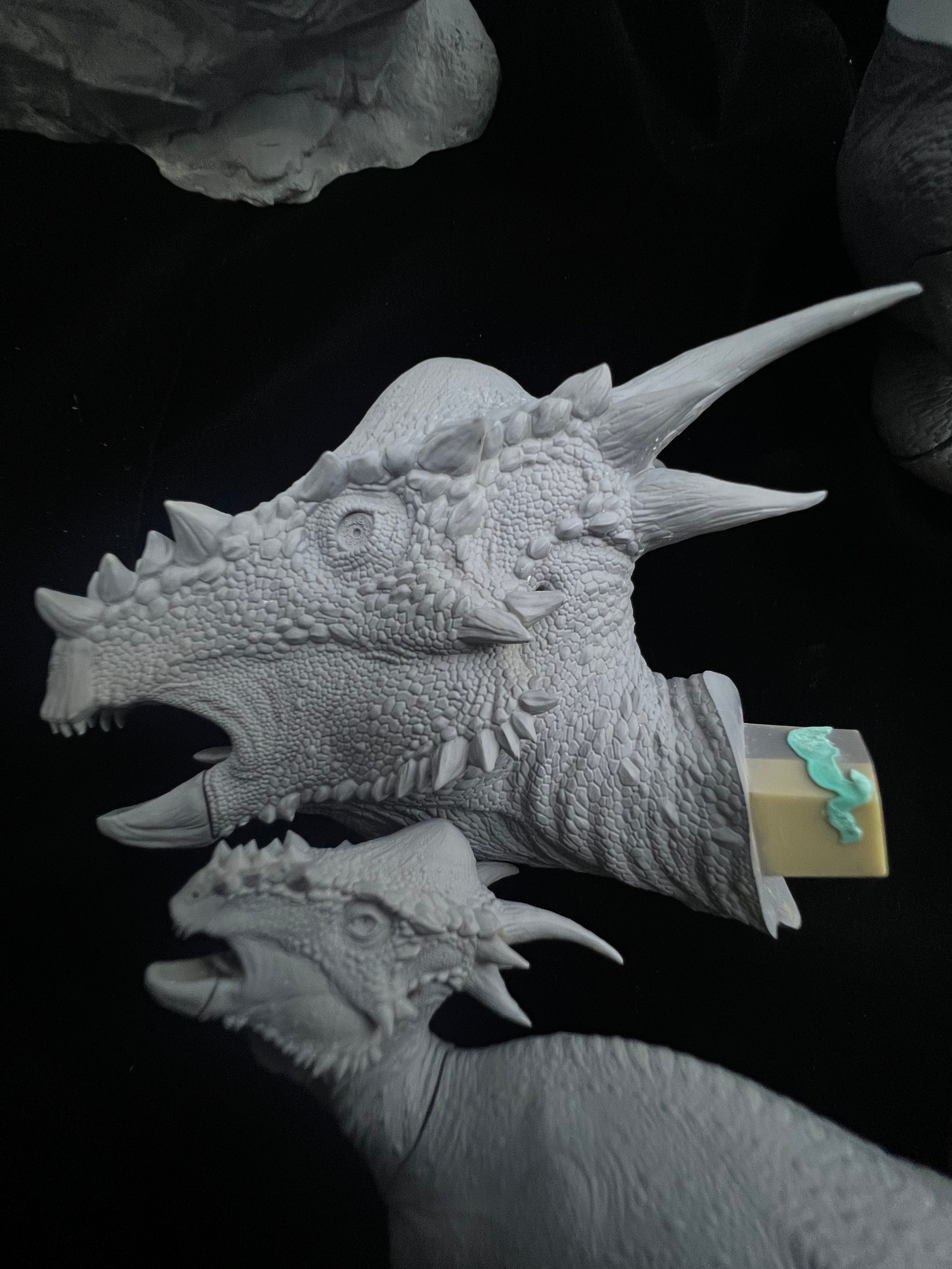 LINGHU ART STUDIO Stygimoloch Scene Model Final payment