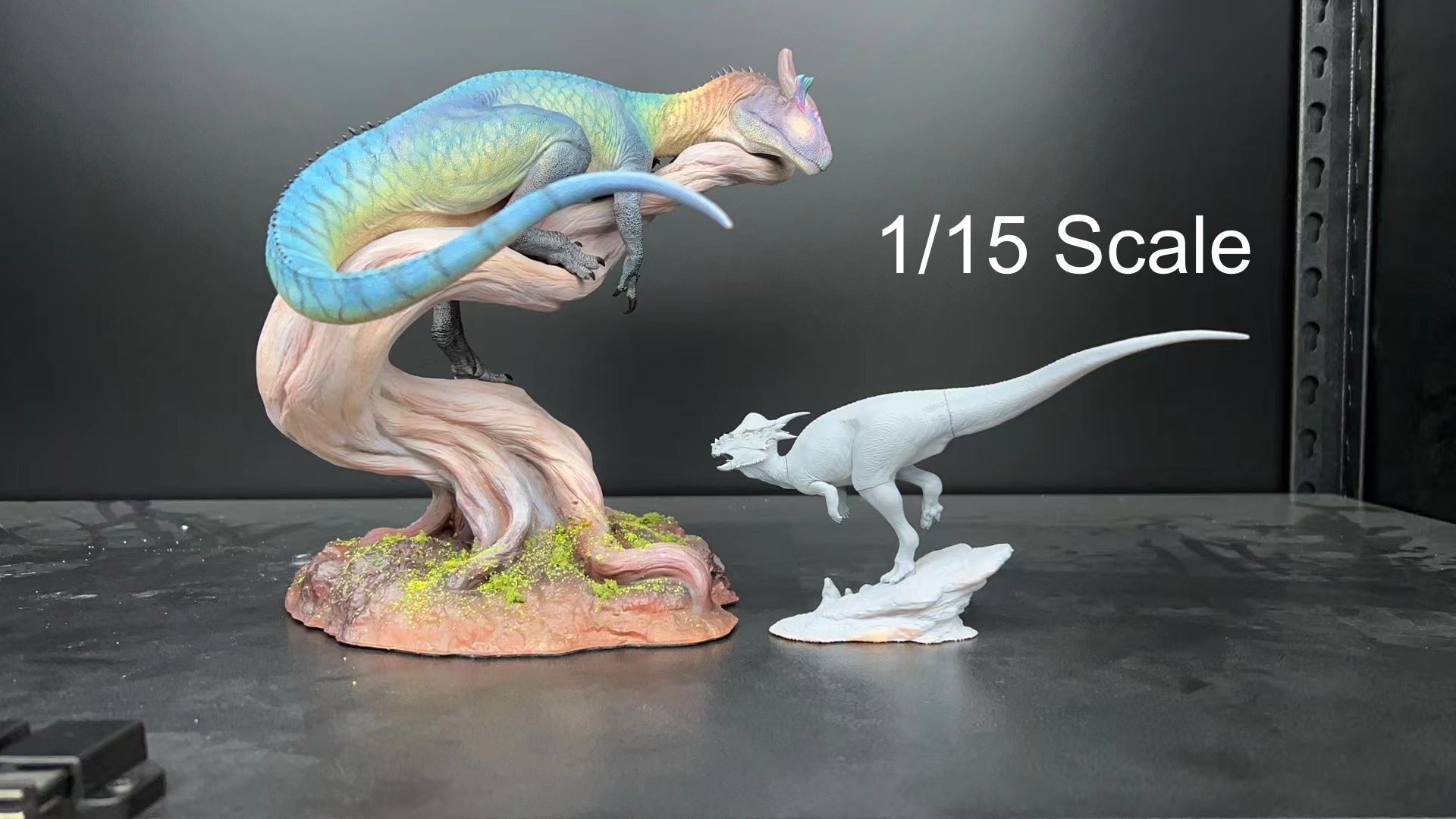LINGHU ART STUDIO Stygimoloch Scene Model Final payment