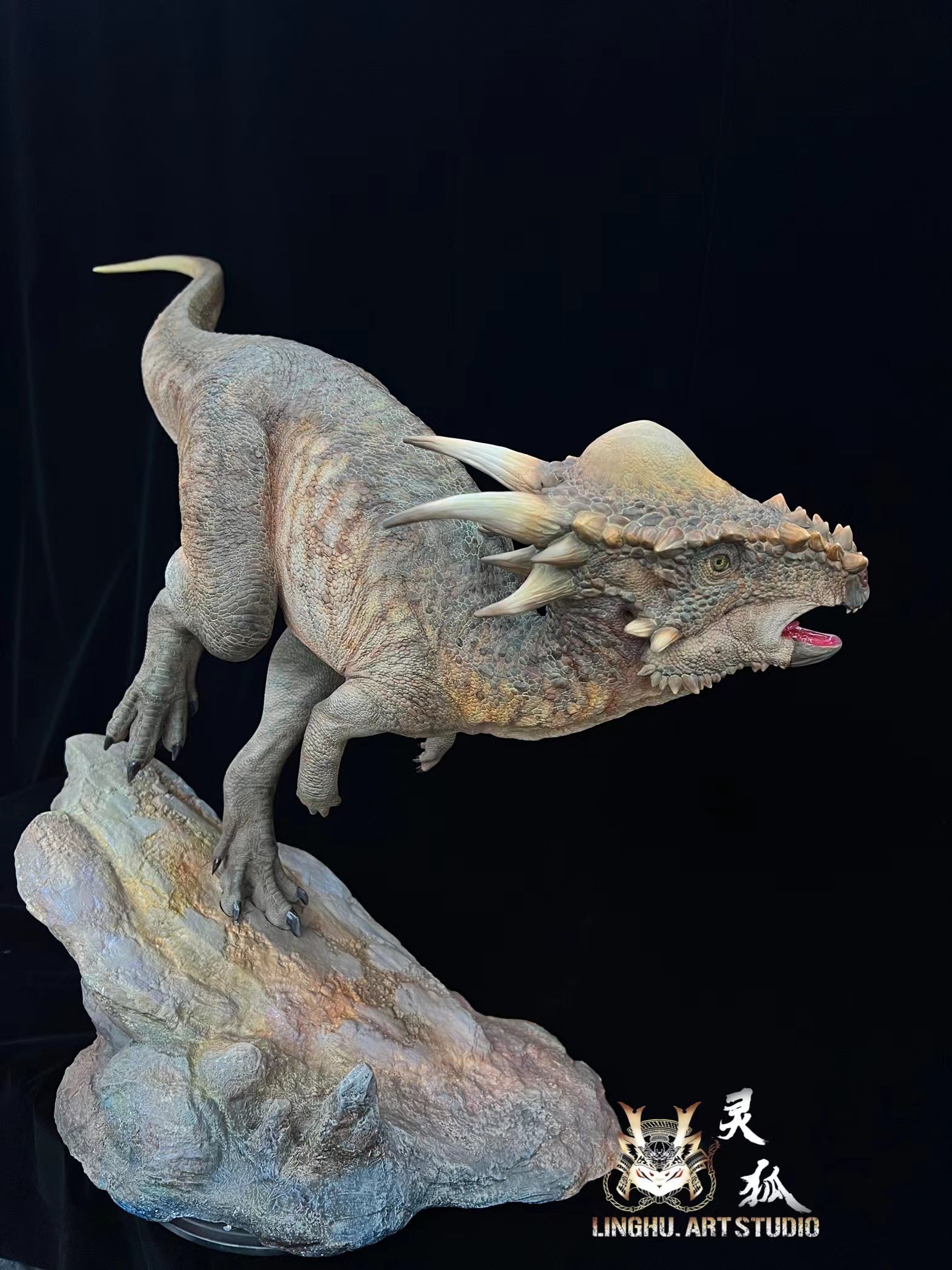 LINGHU ART STUDIO Stygimoloch Scene Model Final payment