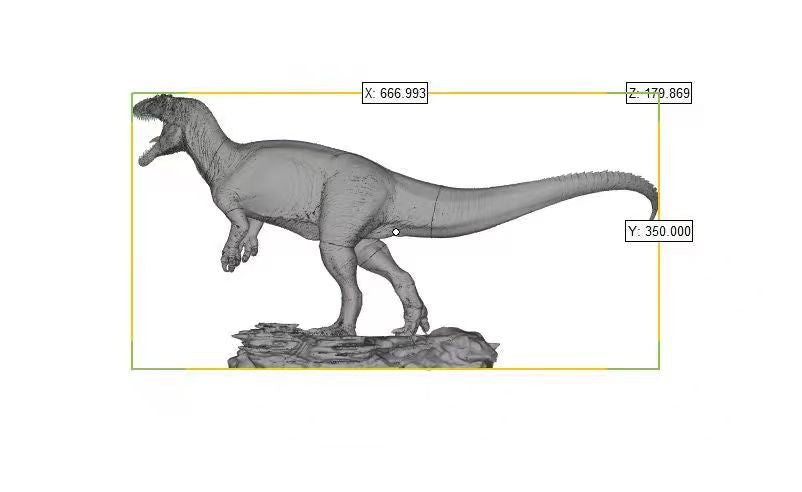 Greenhouse Revolution Studio Saurophaganax Scene Model