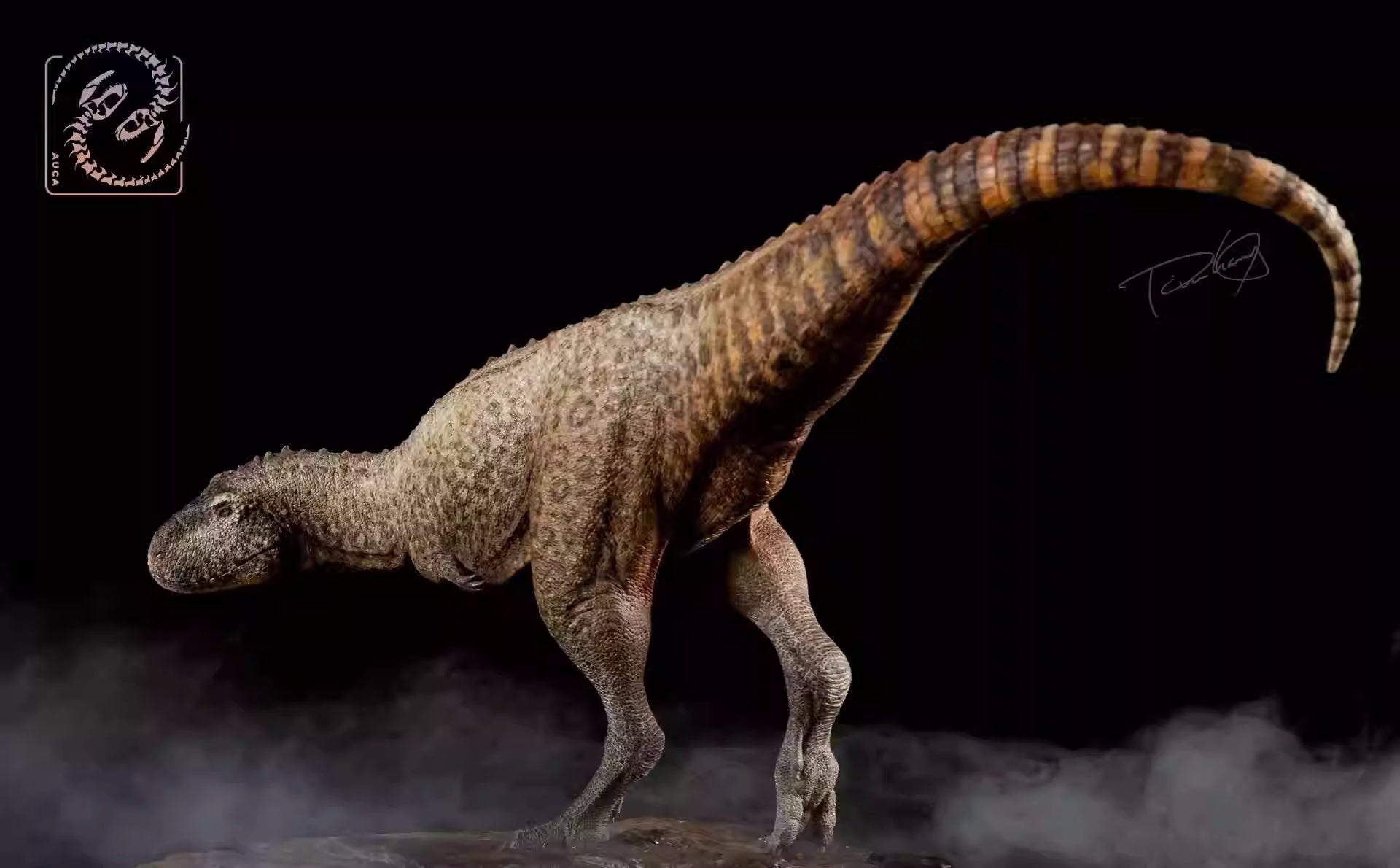 Tison Zhang 1/10 Scale Aucasaurus Pair VS Bajadasaurus Scene Model Kit