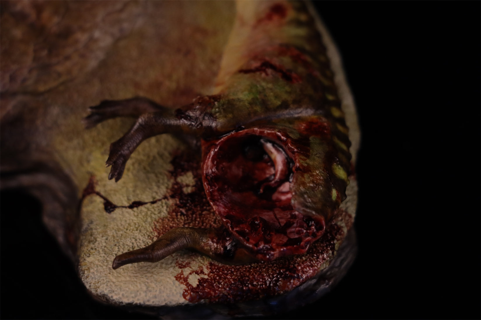 HOCHEN 1/35 Tarbosaurus Hunt Hadrosaurs Scene Model