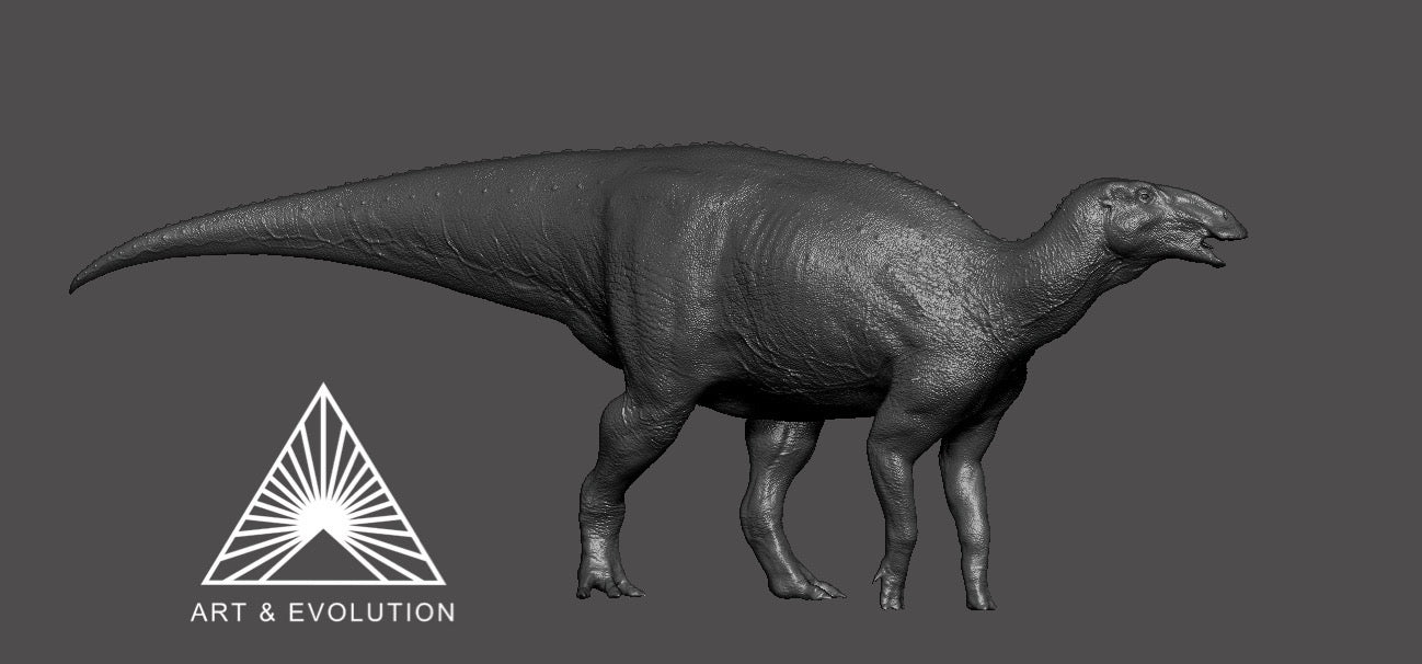 Art&Evolution Studio 1/18 Scale Edmontosaurus Model