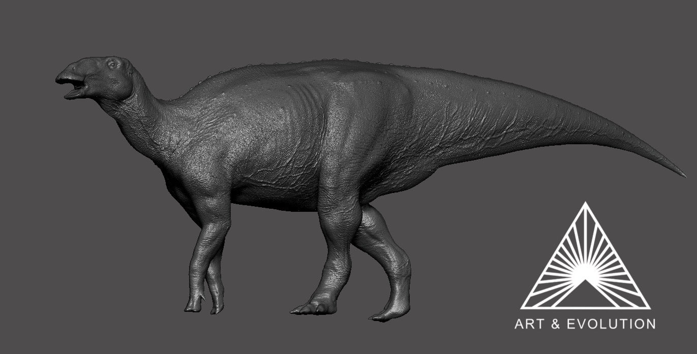 Art&Evolution Studio 1/18 Scale Edmontosaurus Model