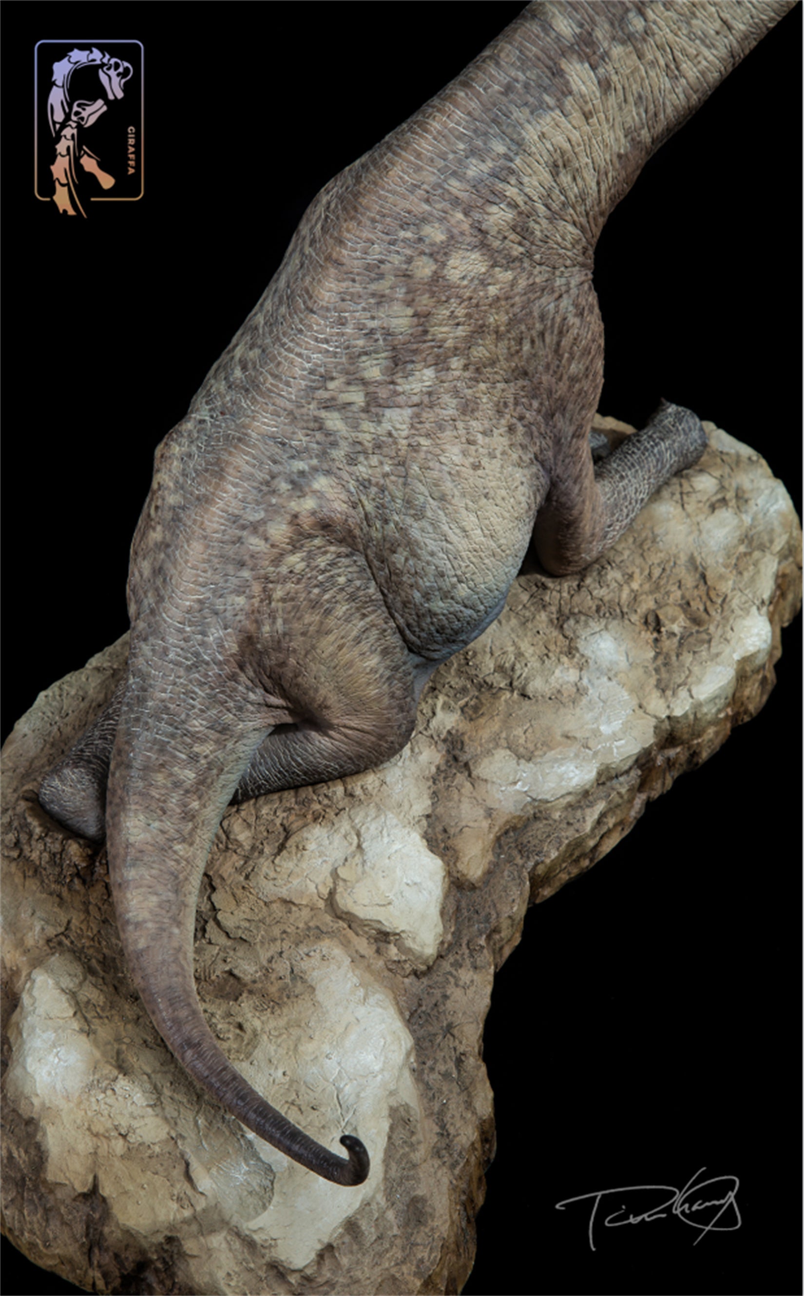 Tison Zhang 1/24 Scale Giraffatitan Scene Model