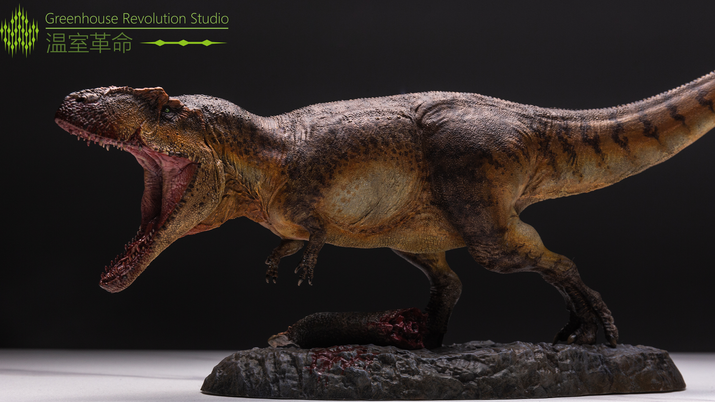 Greenhouse Revolution Studio 1/35 Scale Carcharodontosaurus Scene Model
