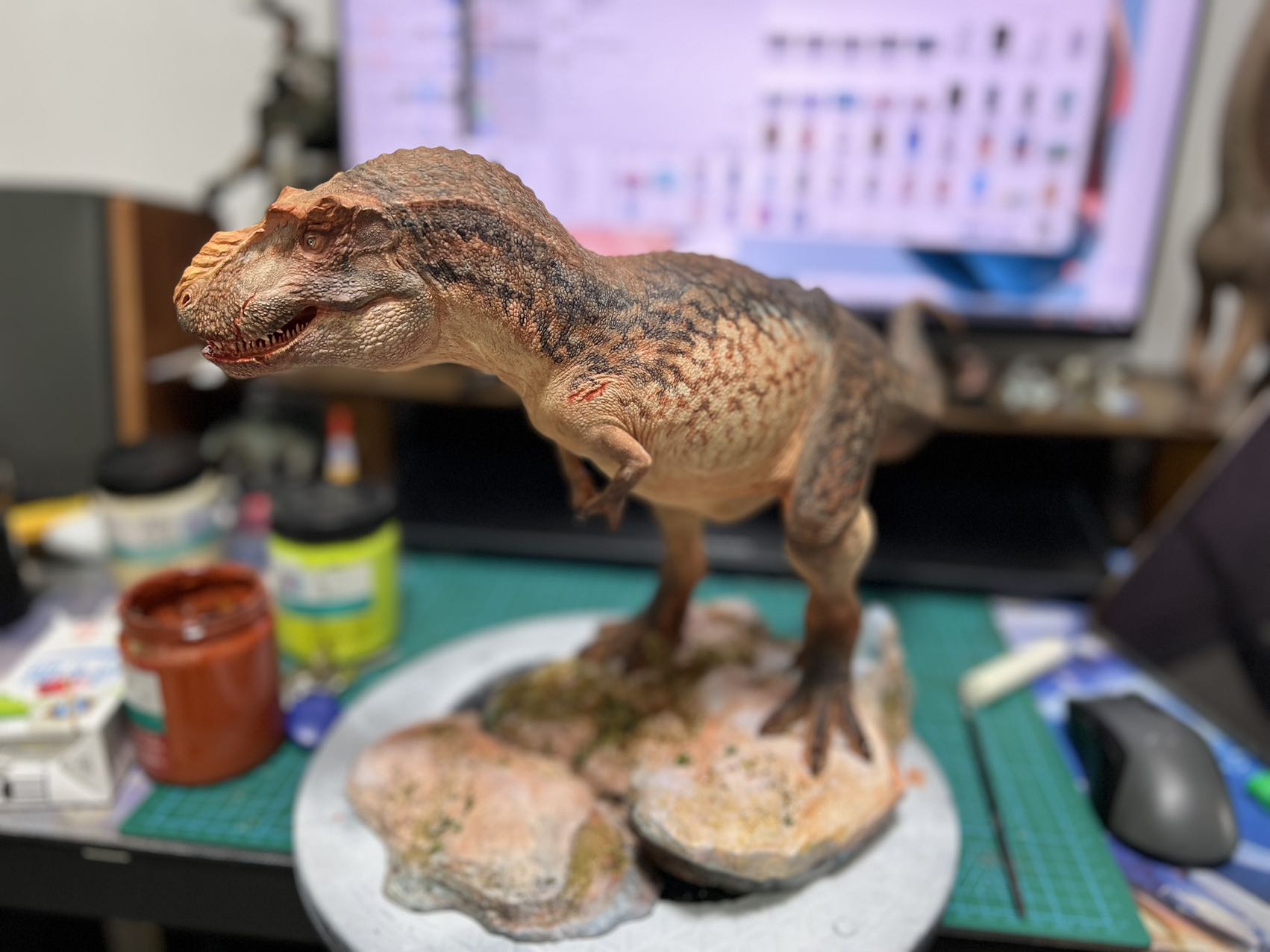 LINGHU ART STUDIO Daspletosaurus torosus Model