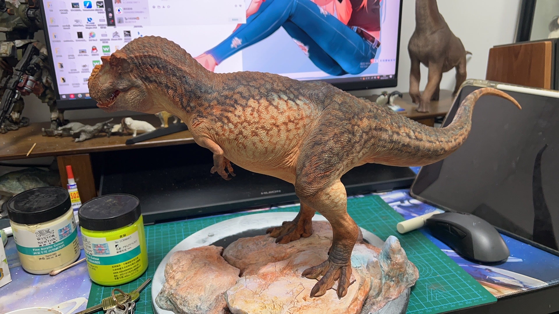 LINGHU ART STUDIO Daspletosaurus torosus Model