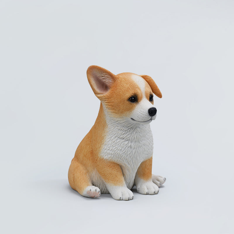JXK Sitting Welsh Corgi Model