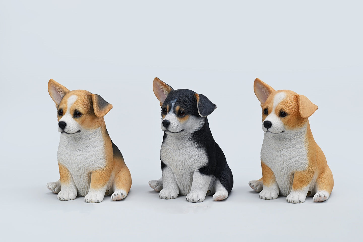 JXK Sitting Welsh Corgi Model