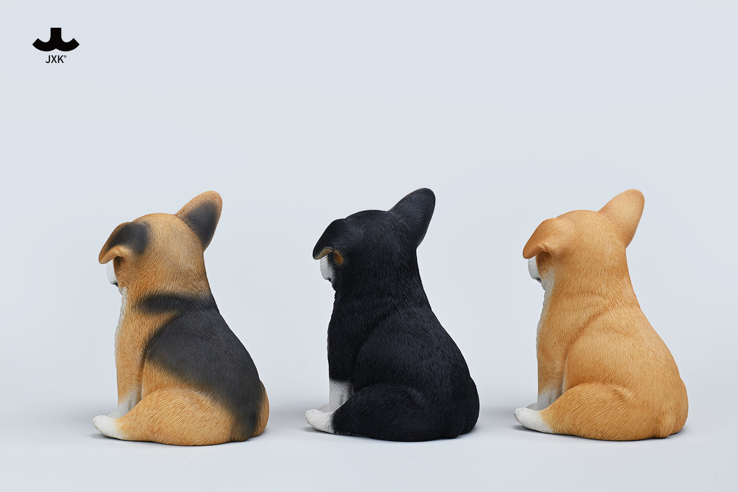 JXK Sitting Welsh Corgi Model