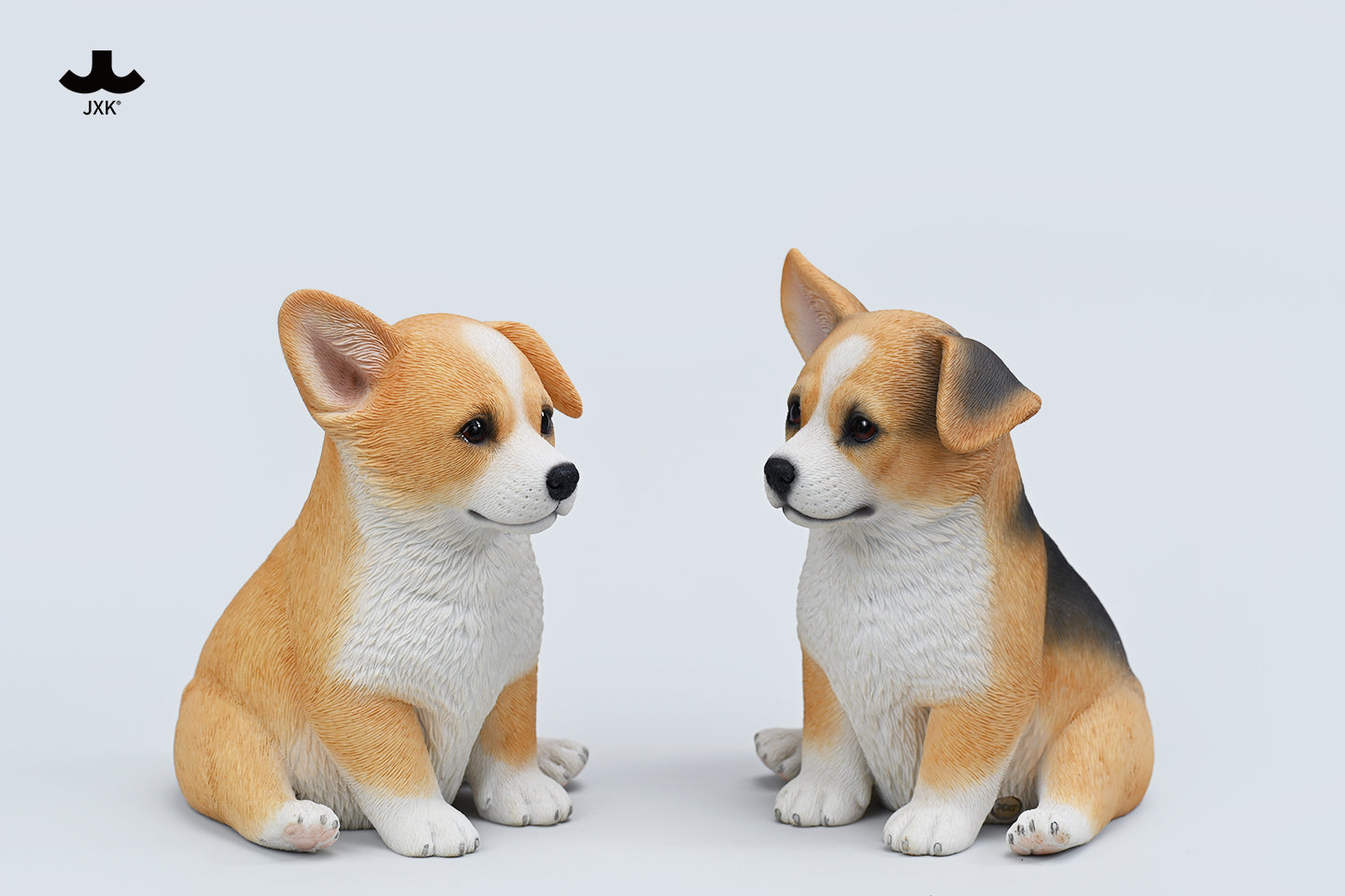 JXK Sitting Welsh Corgi Model