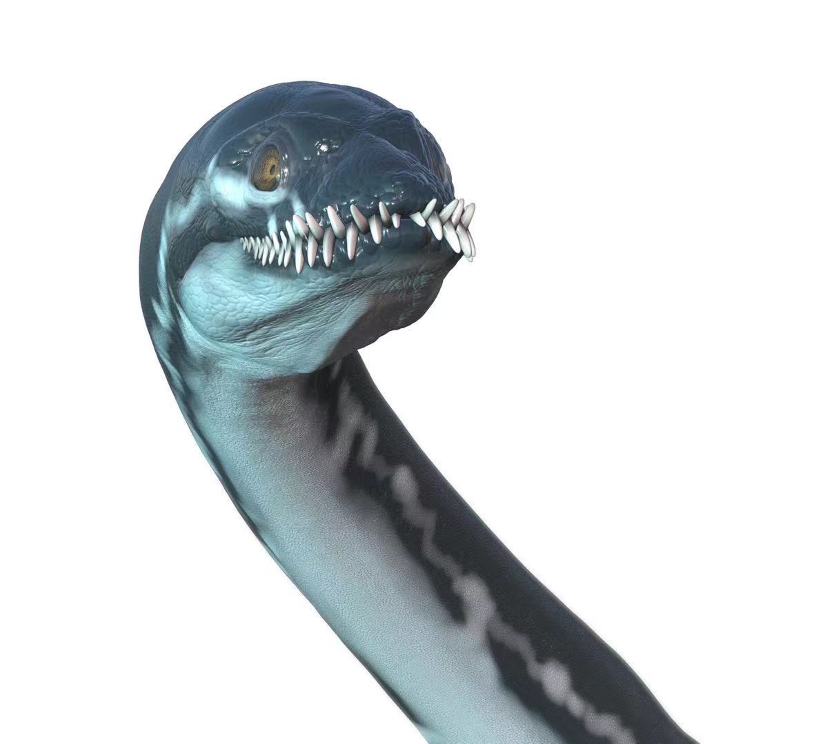 LINGHU ART STUDIO Elasmosaurus Scene Model