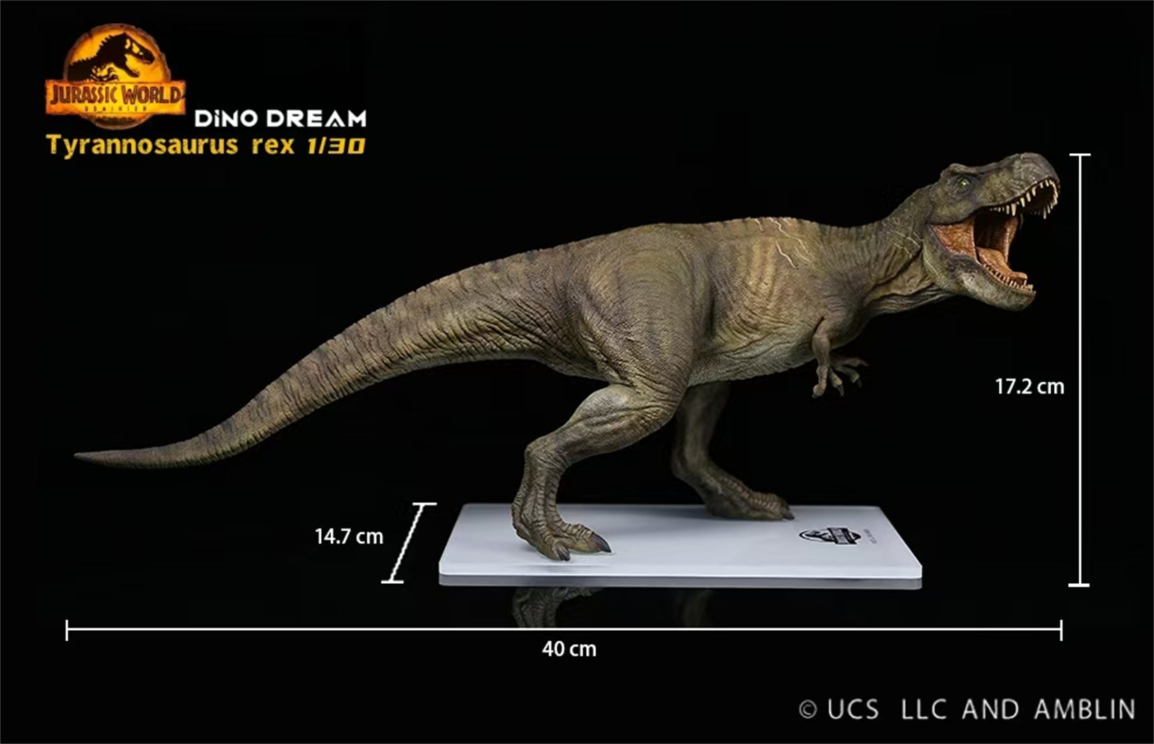 DINO DREAM 1:30 Scale Tyrannosaurus Rex Figure