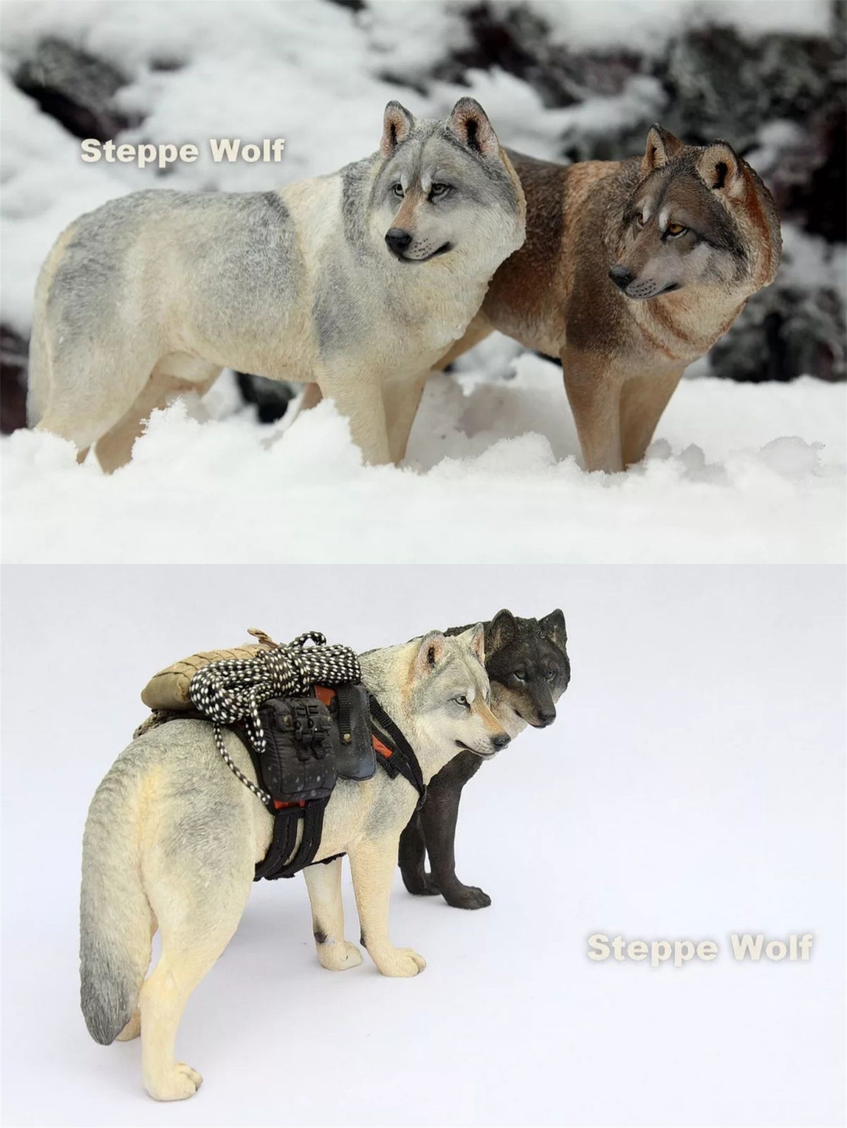 1/6 Steppe Wolf Figure