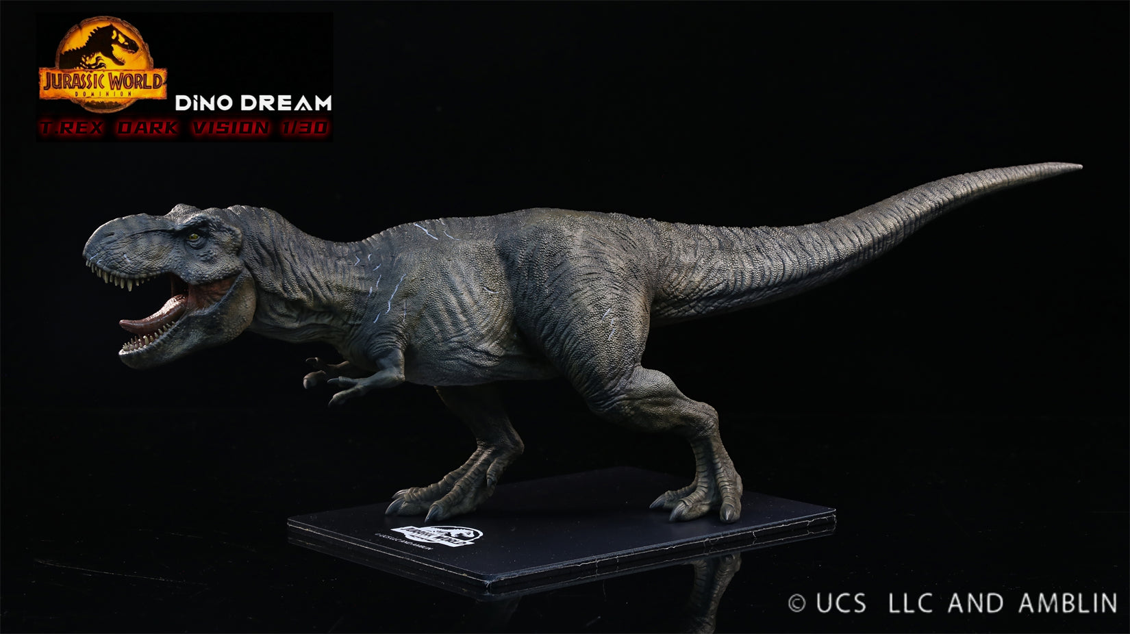 DINO DREAM 1:30 Scale Therizinosaurus VS Tyrannosaurus Rex Dark Version Figure