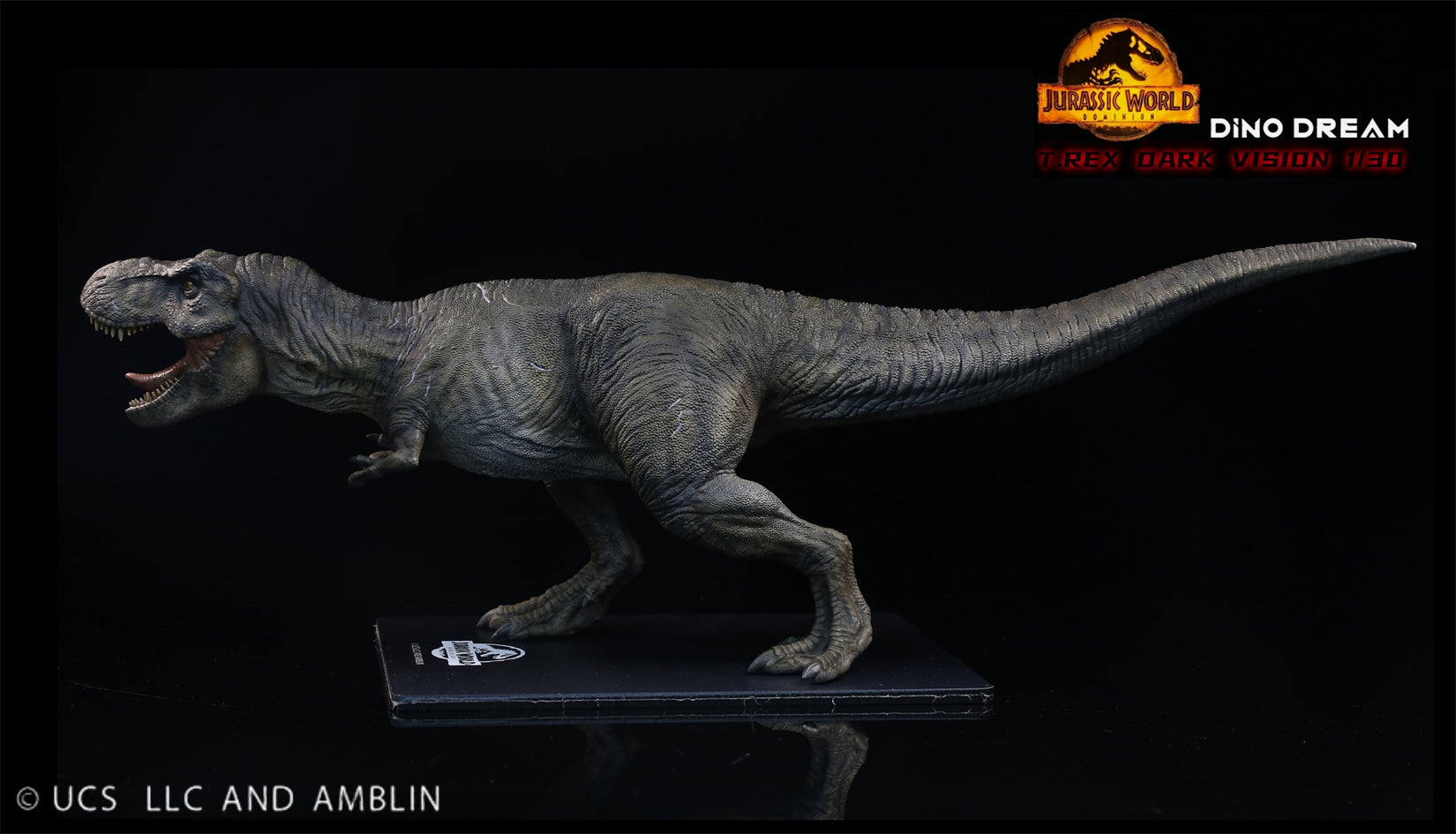 DINO DREAM 1:30 Scale Tyrannosaurus Rex Dark Version Figure