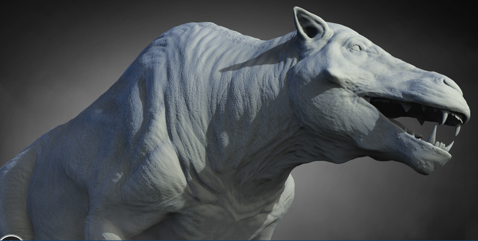 RobertFabiani_art 1/35 Scale Daeodon shoshonensis Model