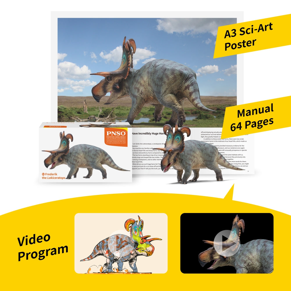 PNSO 86 Frederik Lokiceratops Model