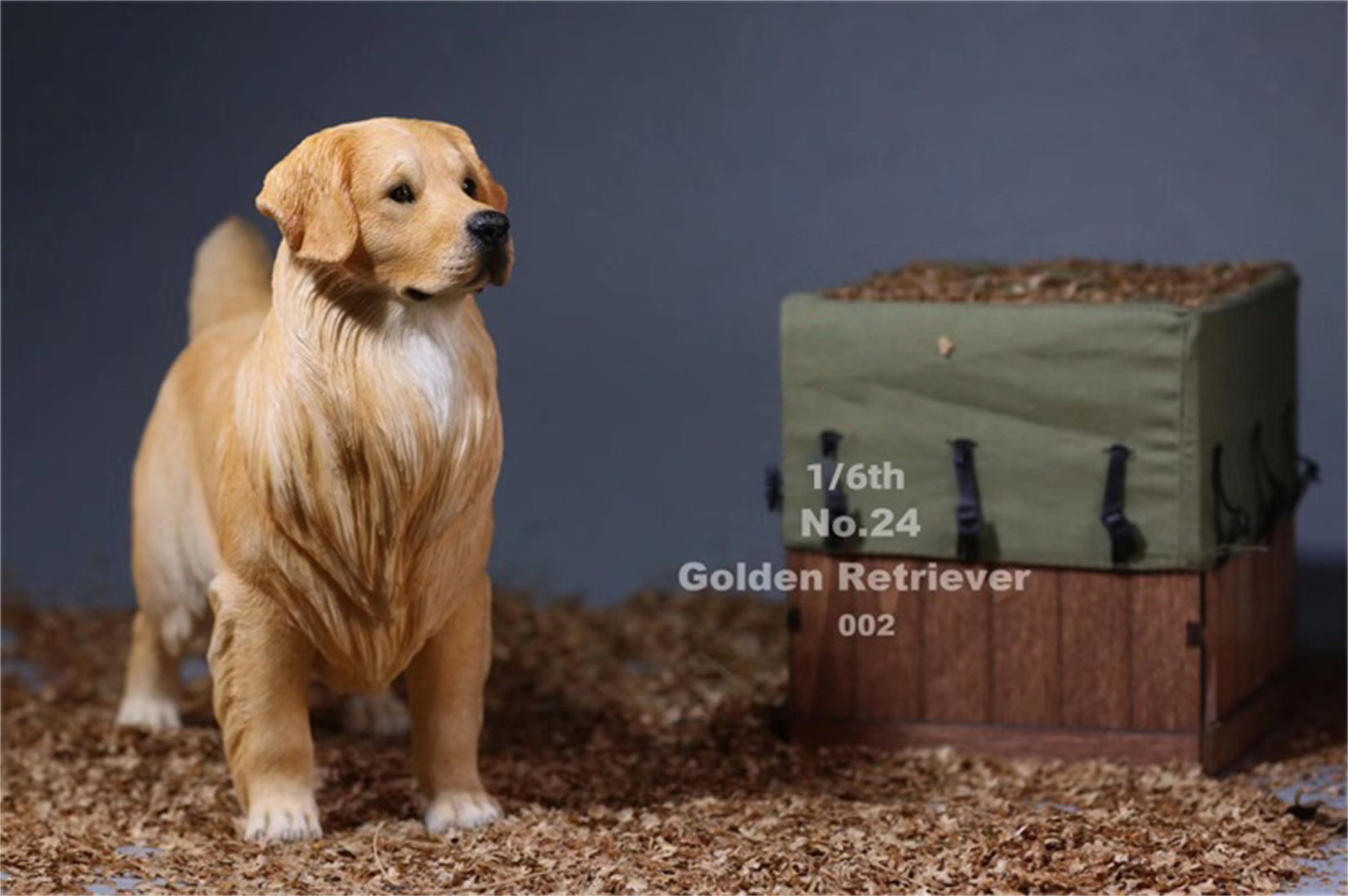 1/6 Golden Retriever Figure