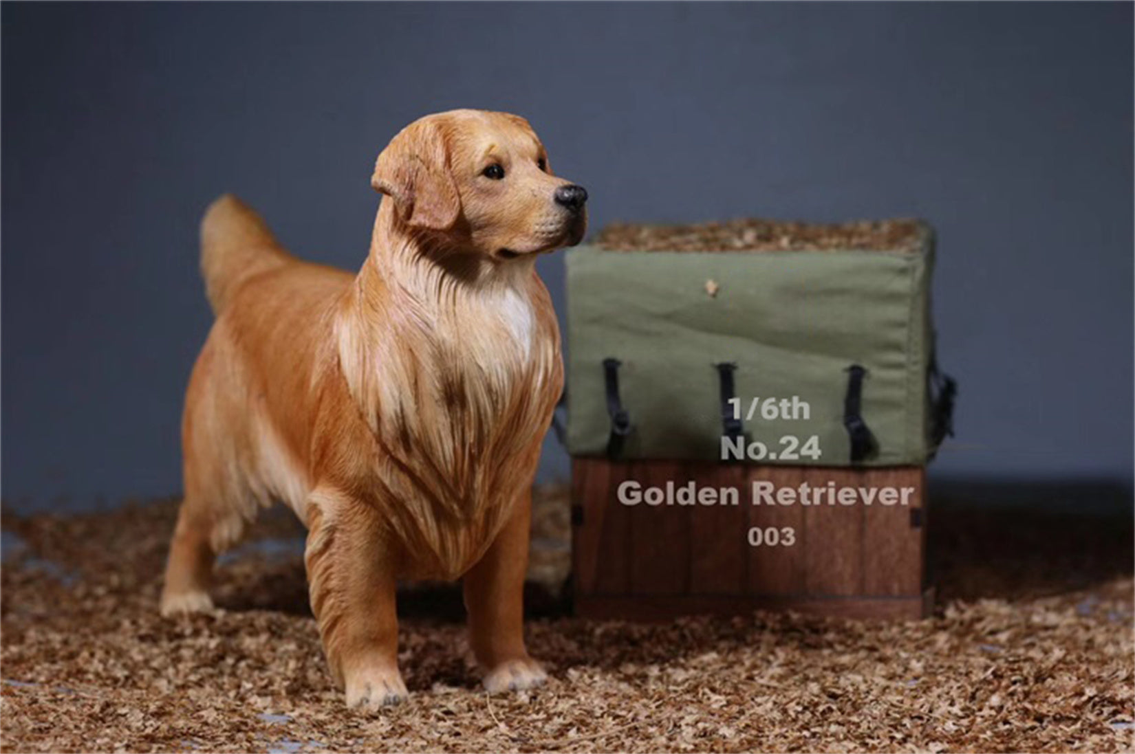 1/6 Golden Retriever Figure
